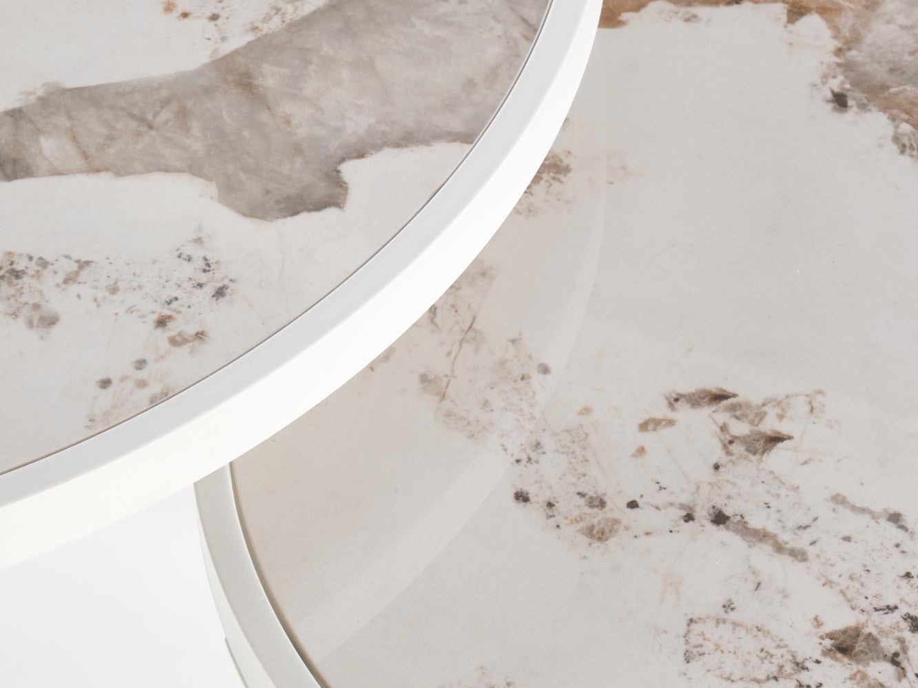 Комплект масички за кафе Houston 1658 (Бял + Бял мрамор)