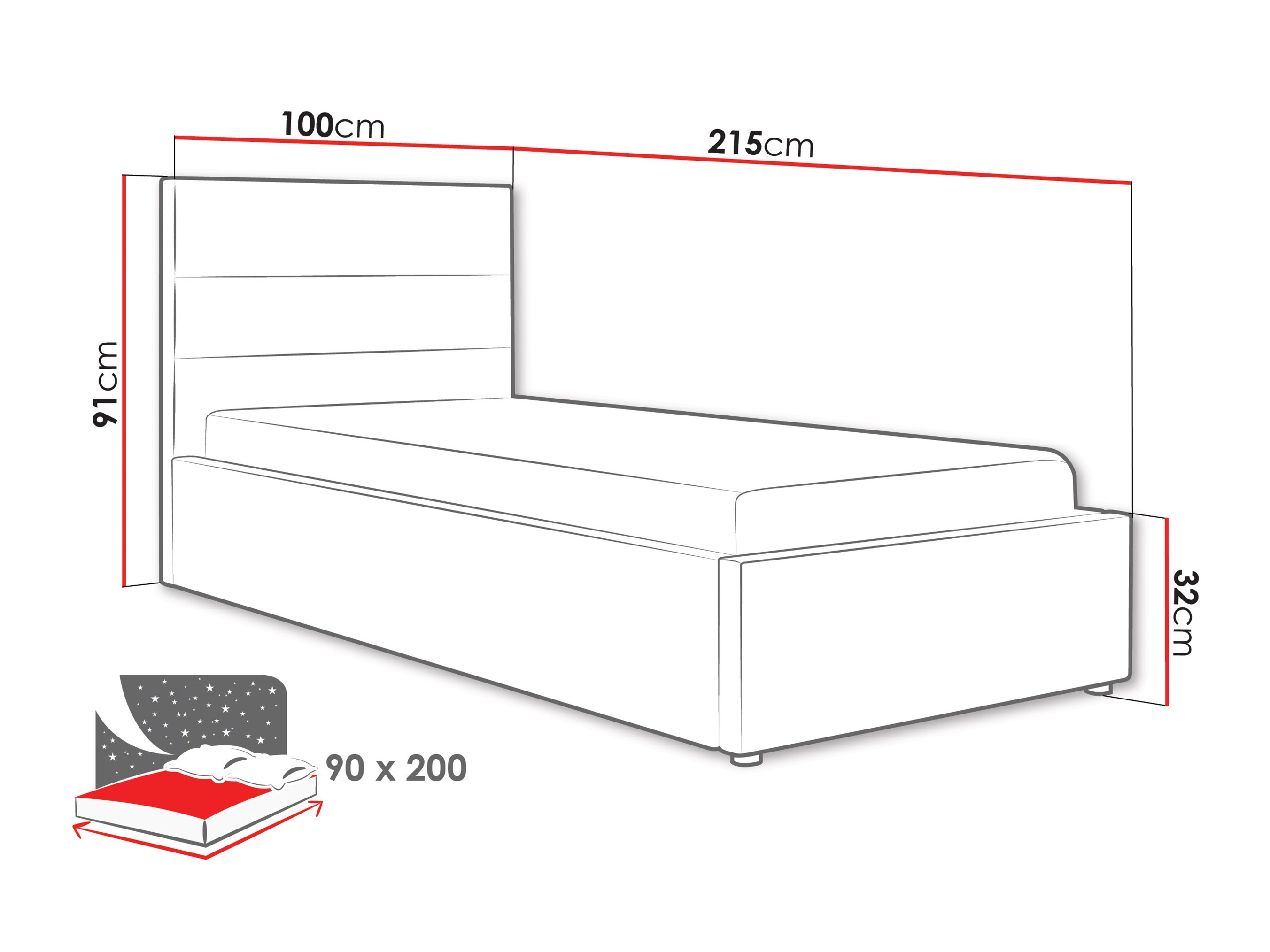 Легло Comfivo Fabos II (Hlr 19)