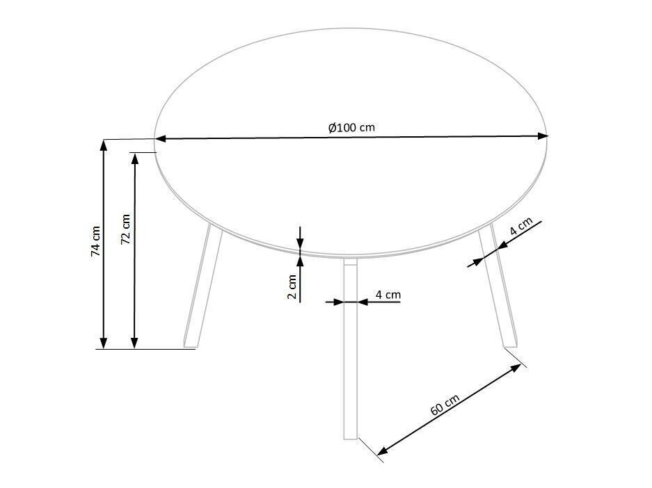 Маса SB4787 c малък дефект