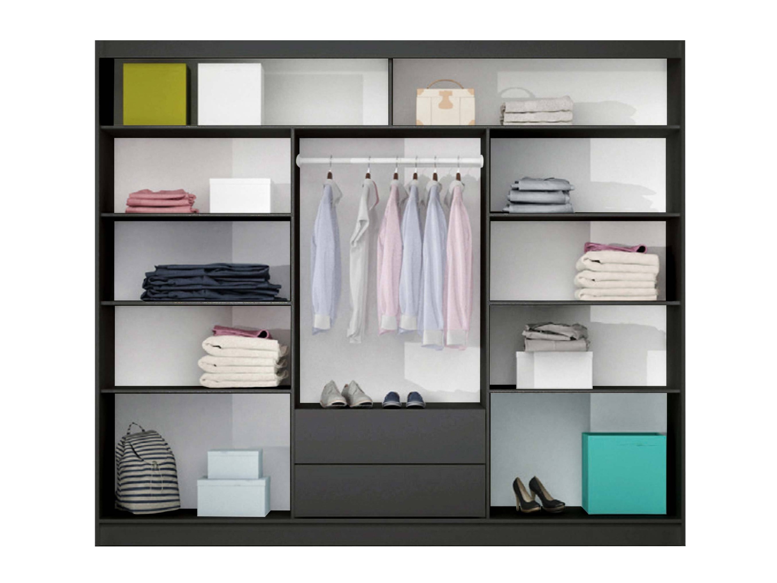 Гардероб Honolulu 102 (Графит)