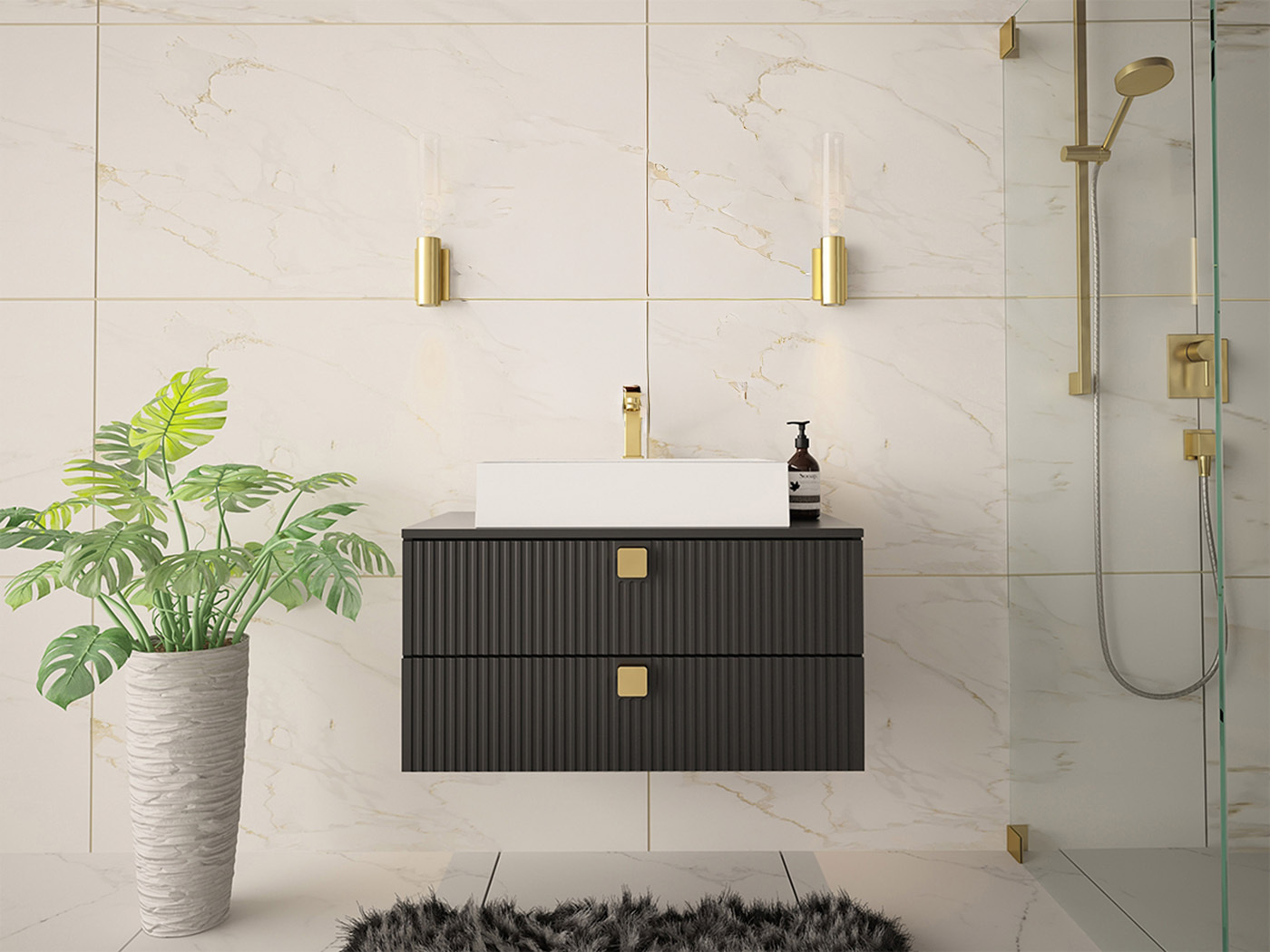 Окачен шкаф за мивка SB4797