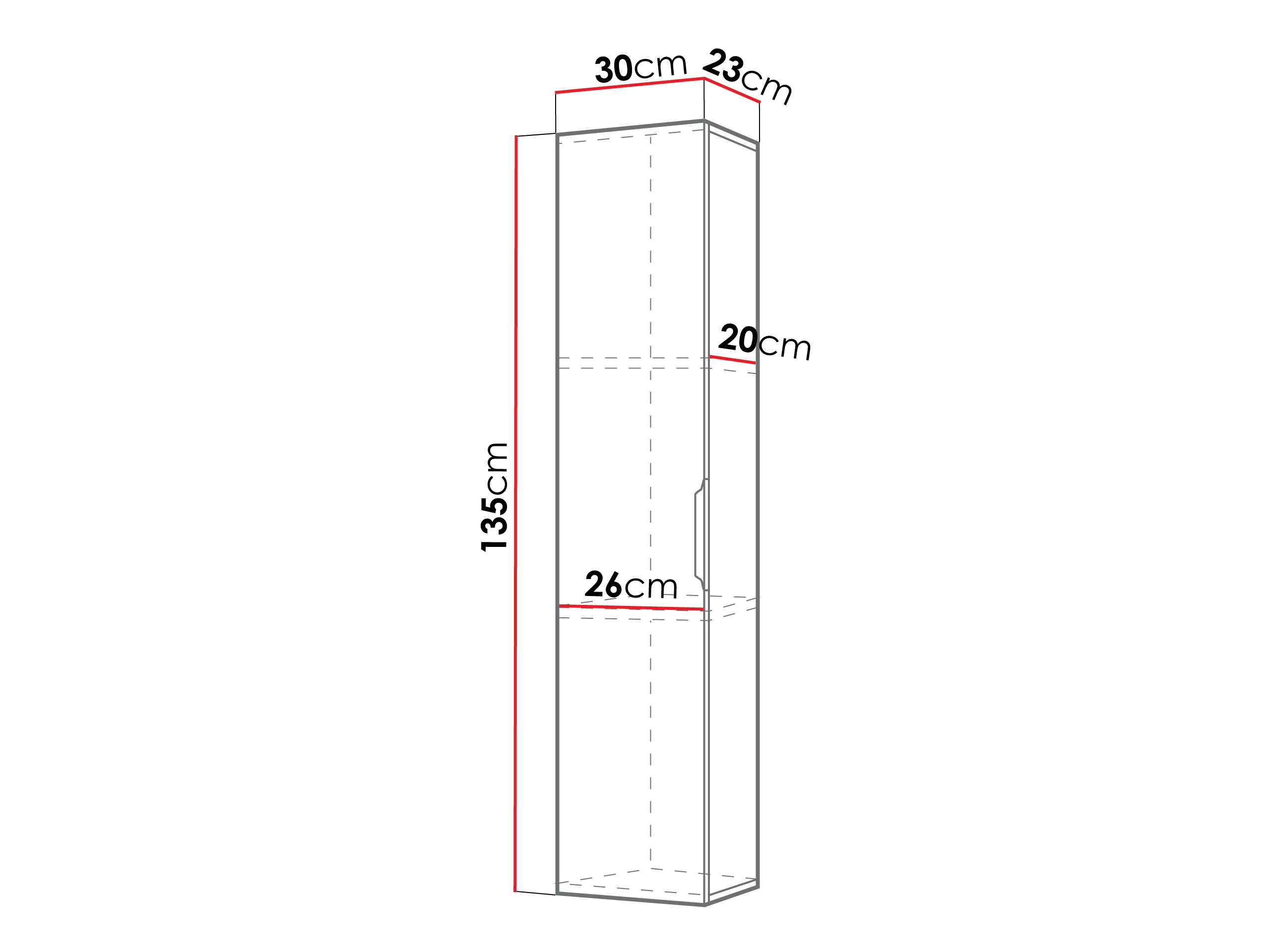 Окачен шкаф за баня Comfivo 507