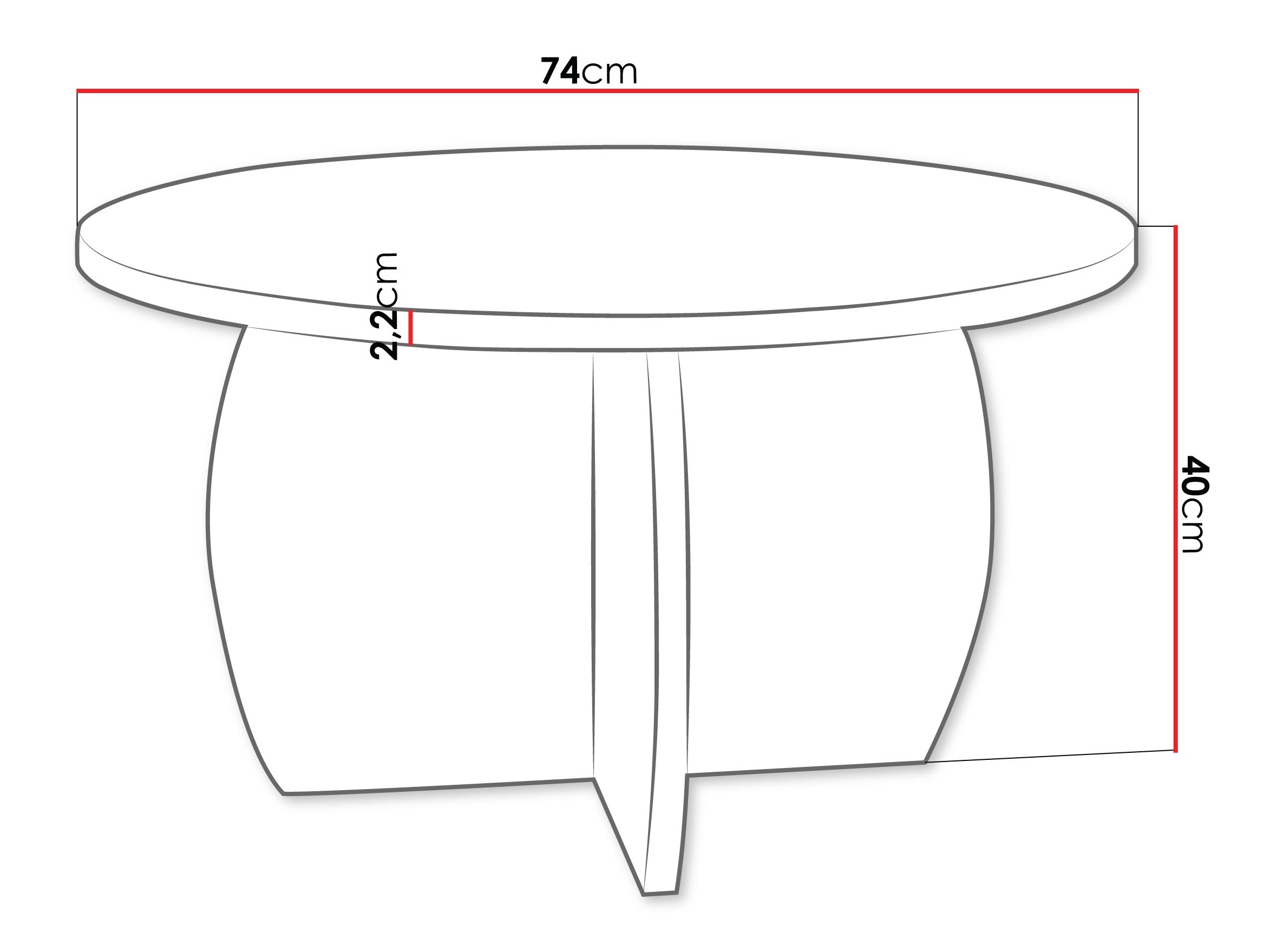 Масичка за кафе Comfivo Pagas (Черен мрамор + Черен)