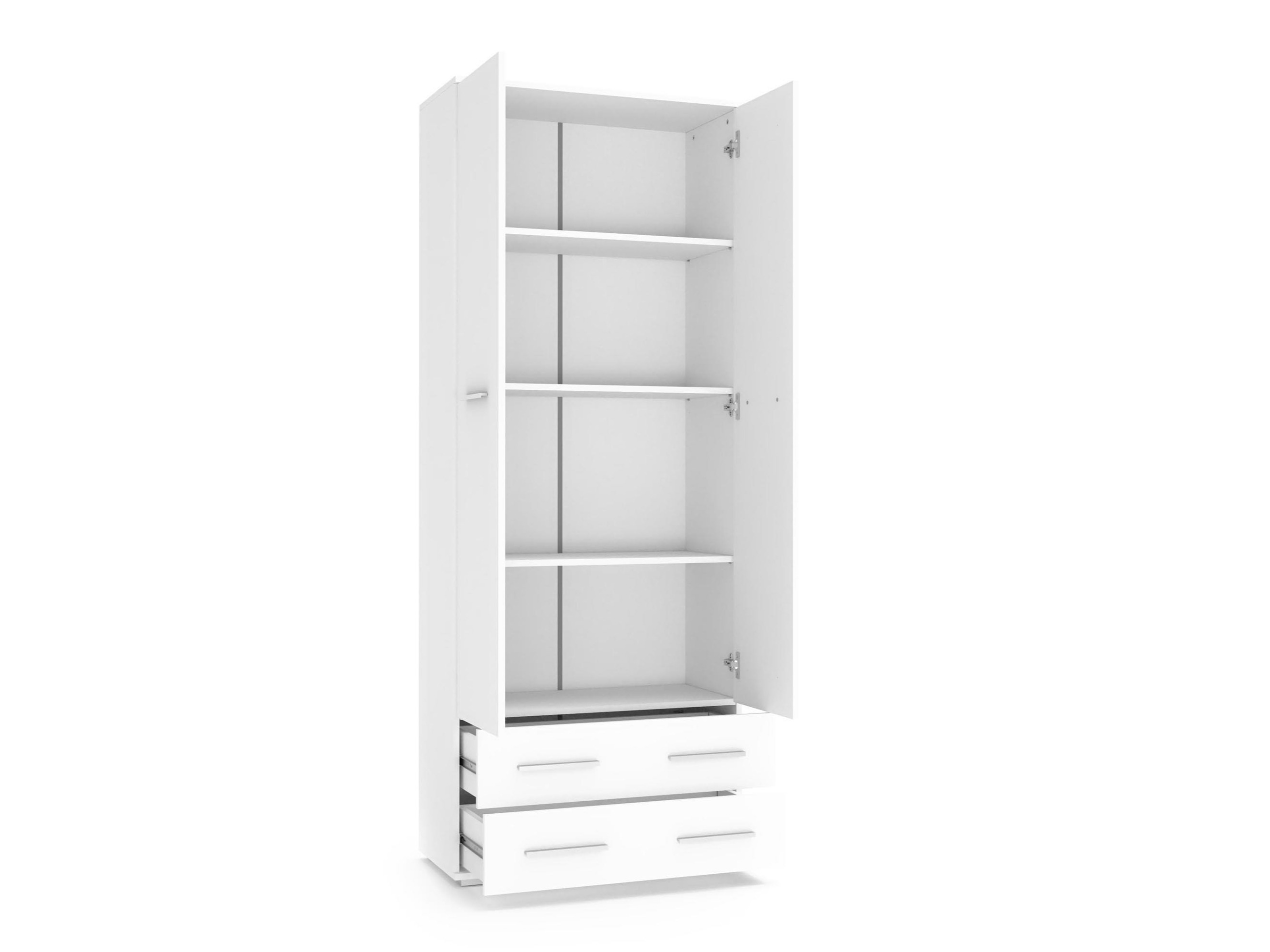 Етажерка Cirveso 107 (Сонома дъб + Бял гланц)