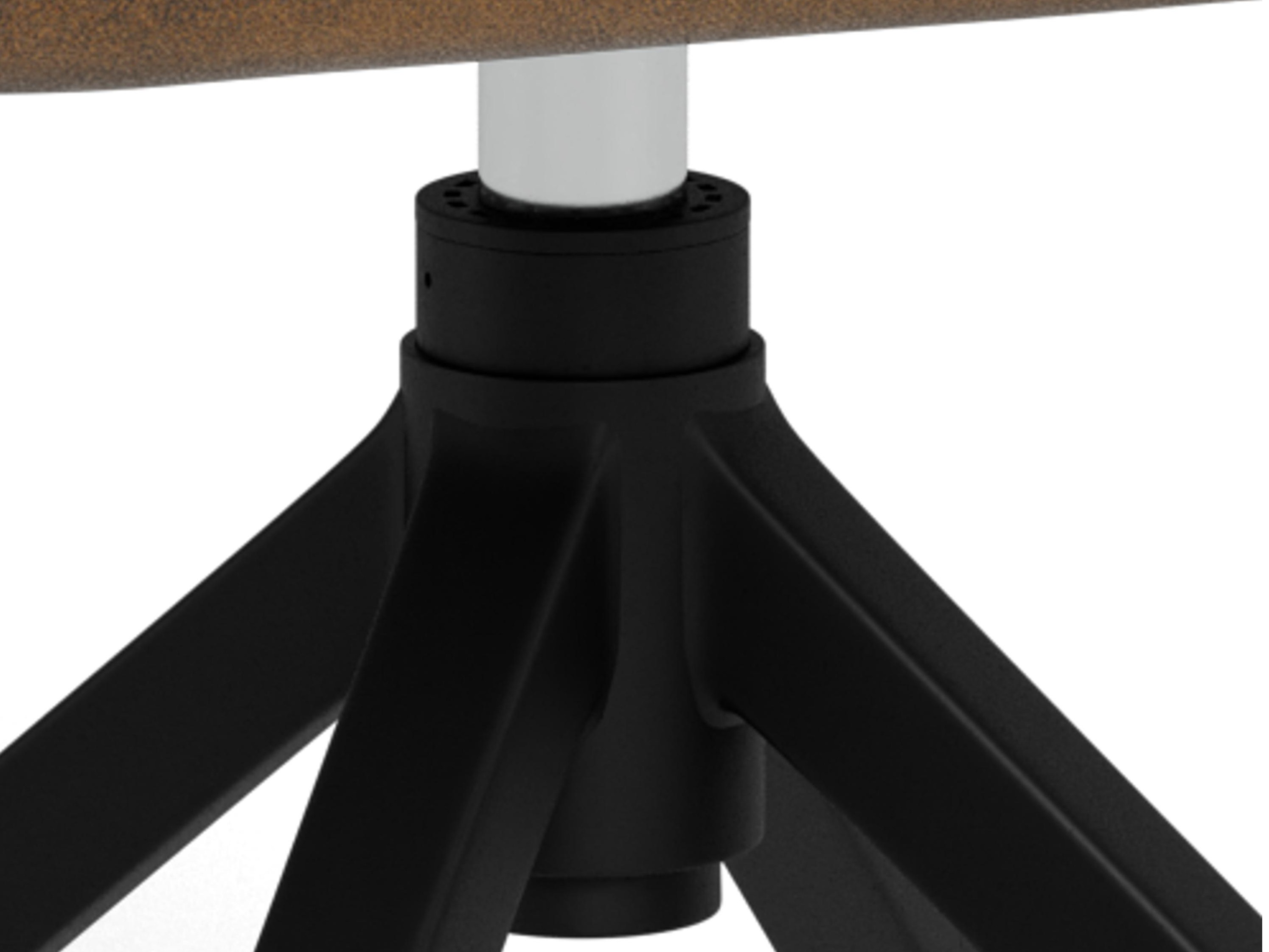 Стол Norsica 494 (Кафяв + Черен)