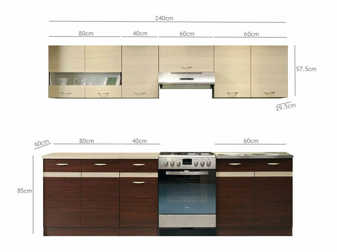 Модулен кухненски комплект Eli Mix 102