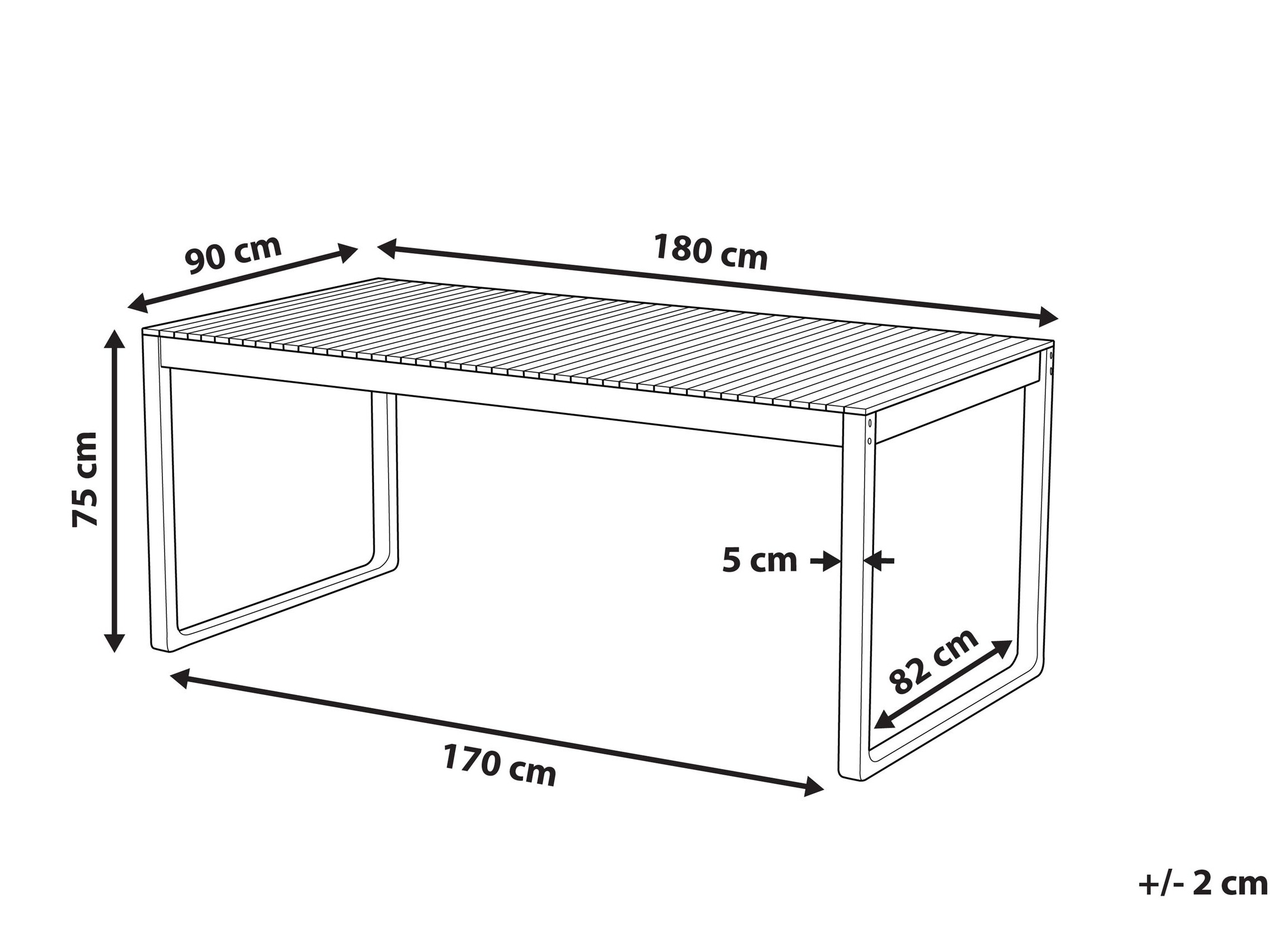 Градинска маса Berwyn 3227