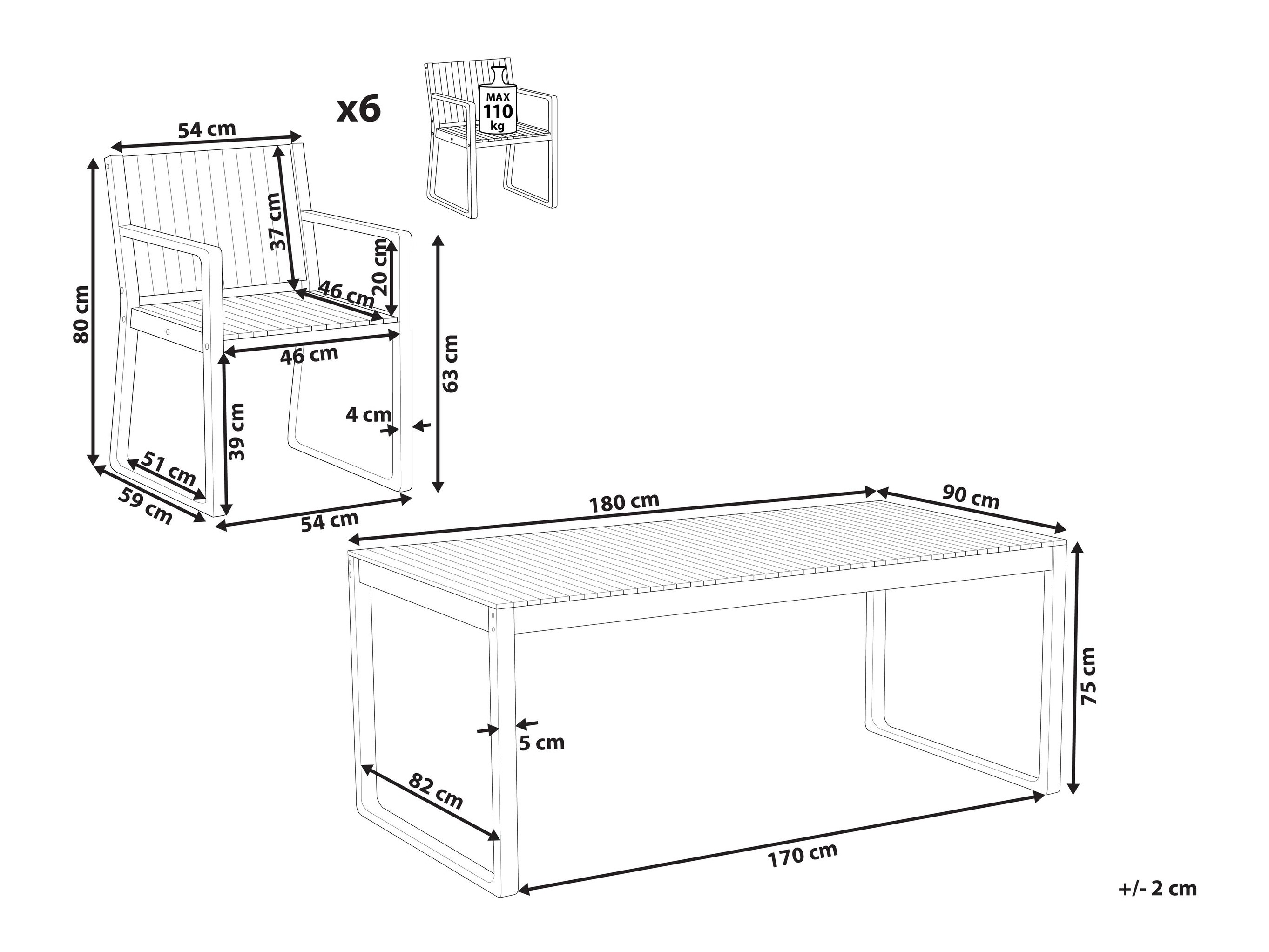 Градински комплект Berwyn 3228