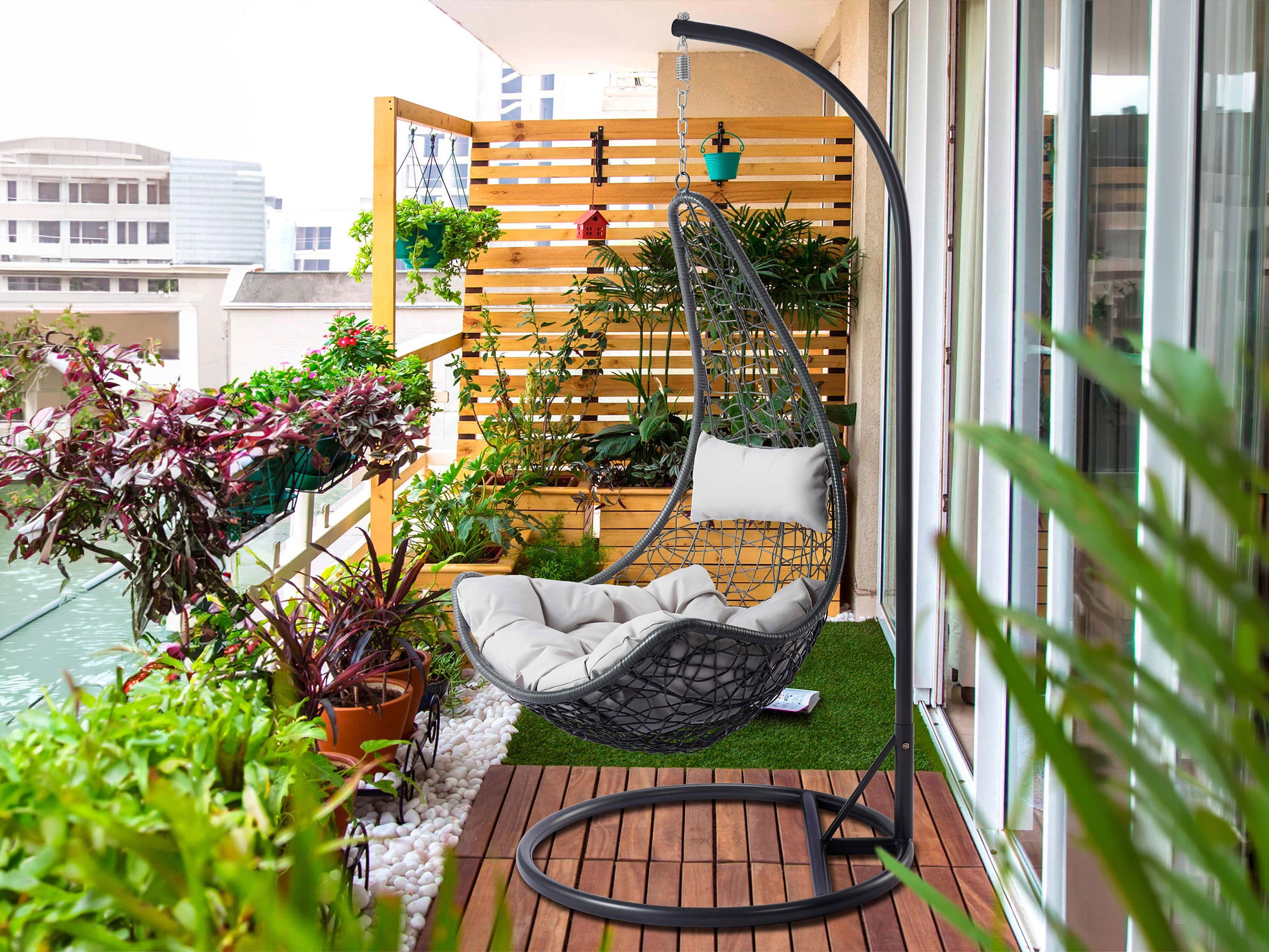 Градинска люлка Comfivo Figae (Сив)