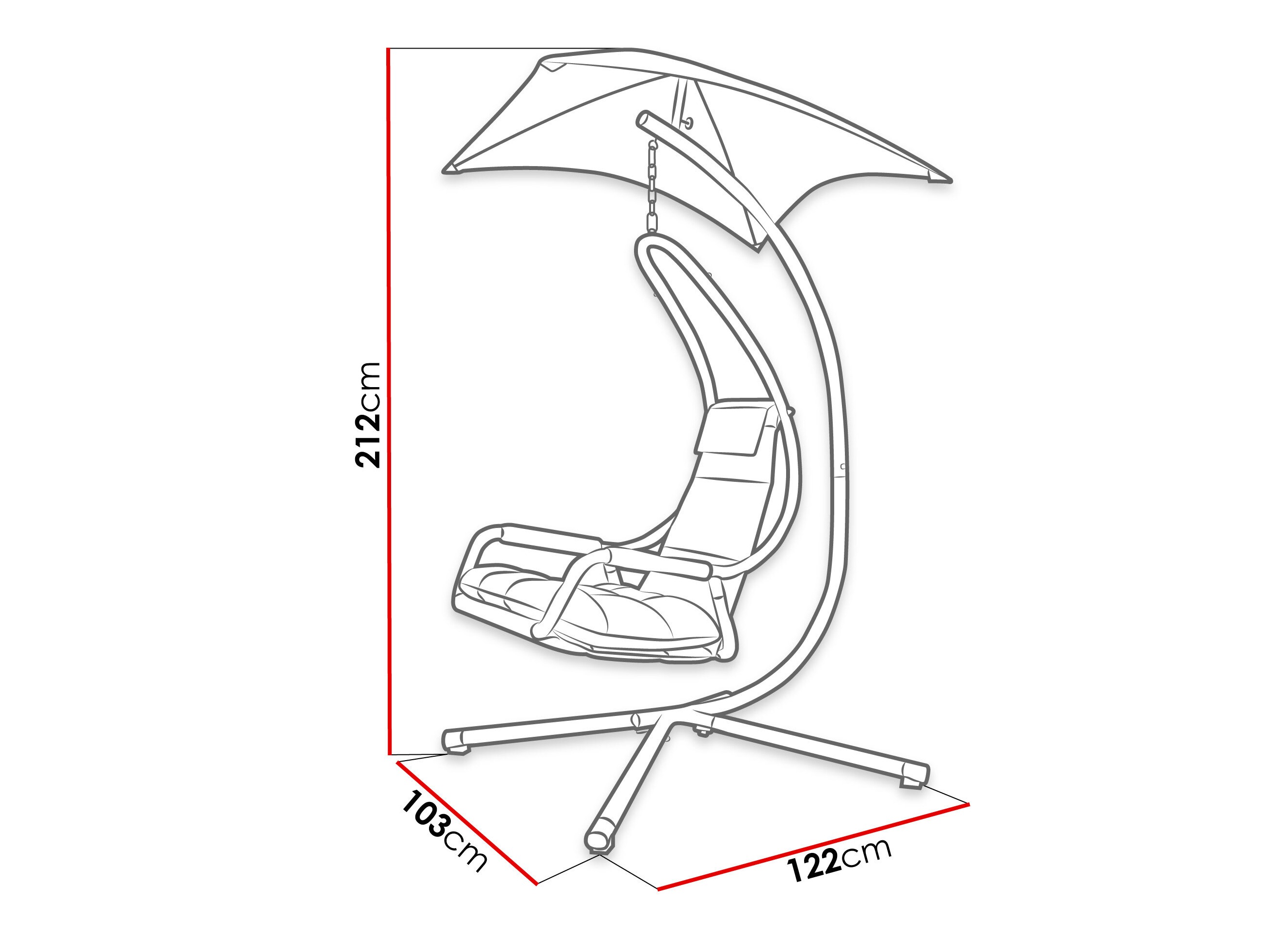 Градинска люлка Comfivo Myrtus II