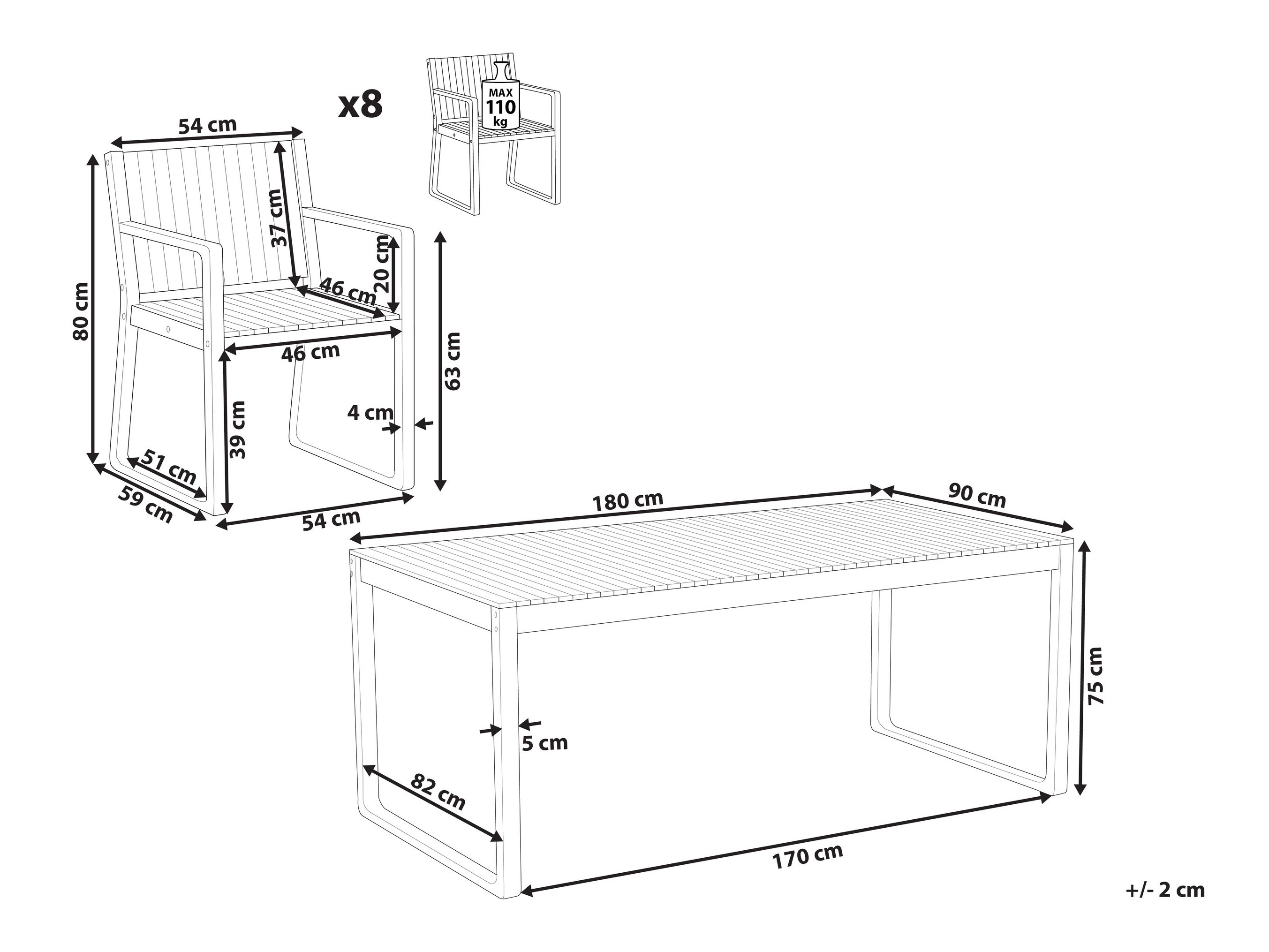Градински комплект Berwyn 3230