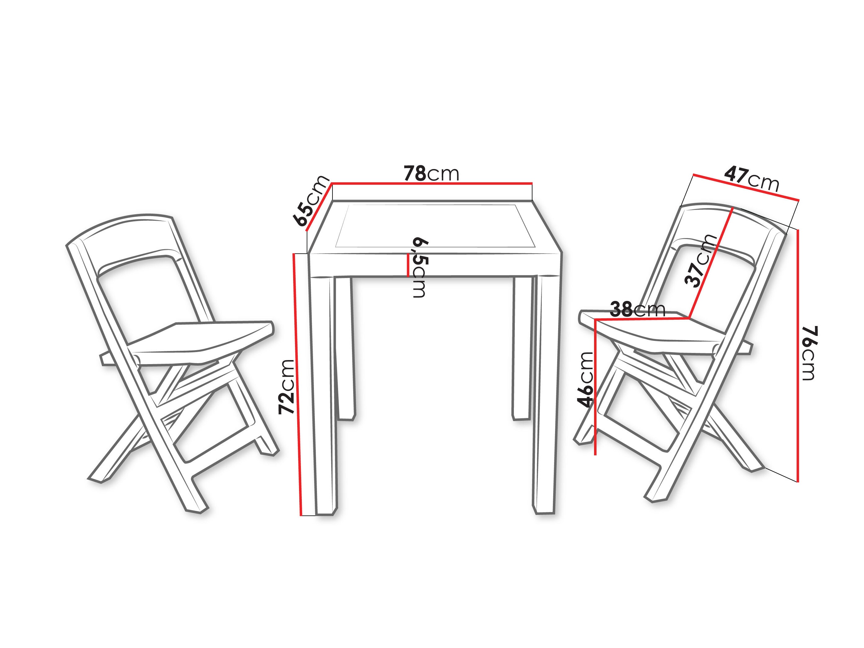 Комплект за балкон Betulal