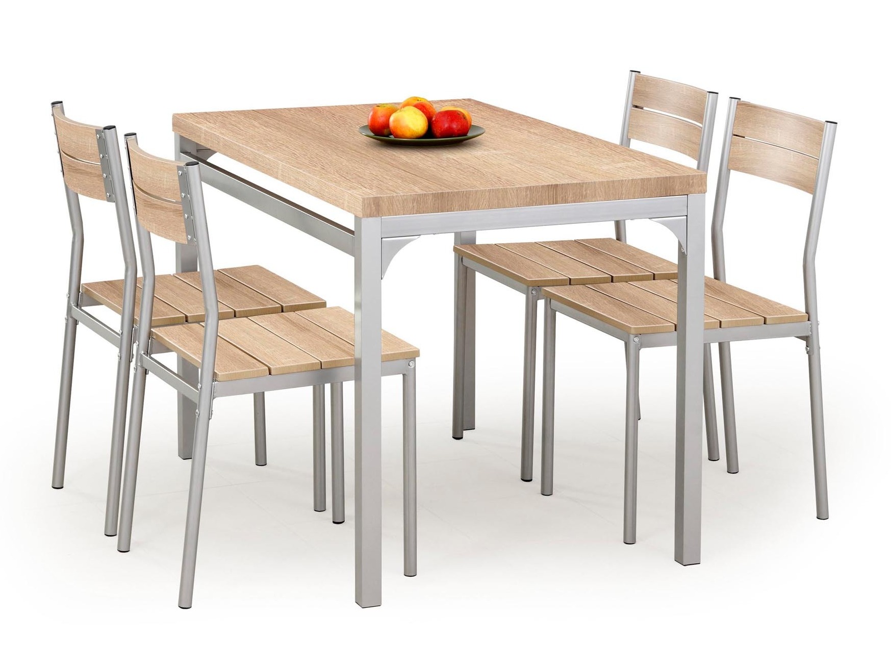 Маса и столове за трапезария Houston 128 (Сонома дъб)