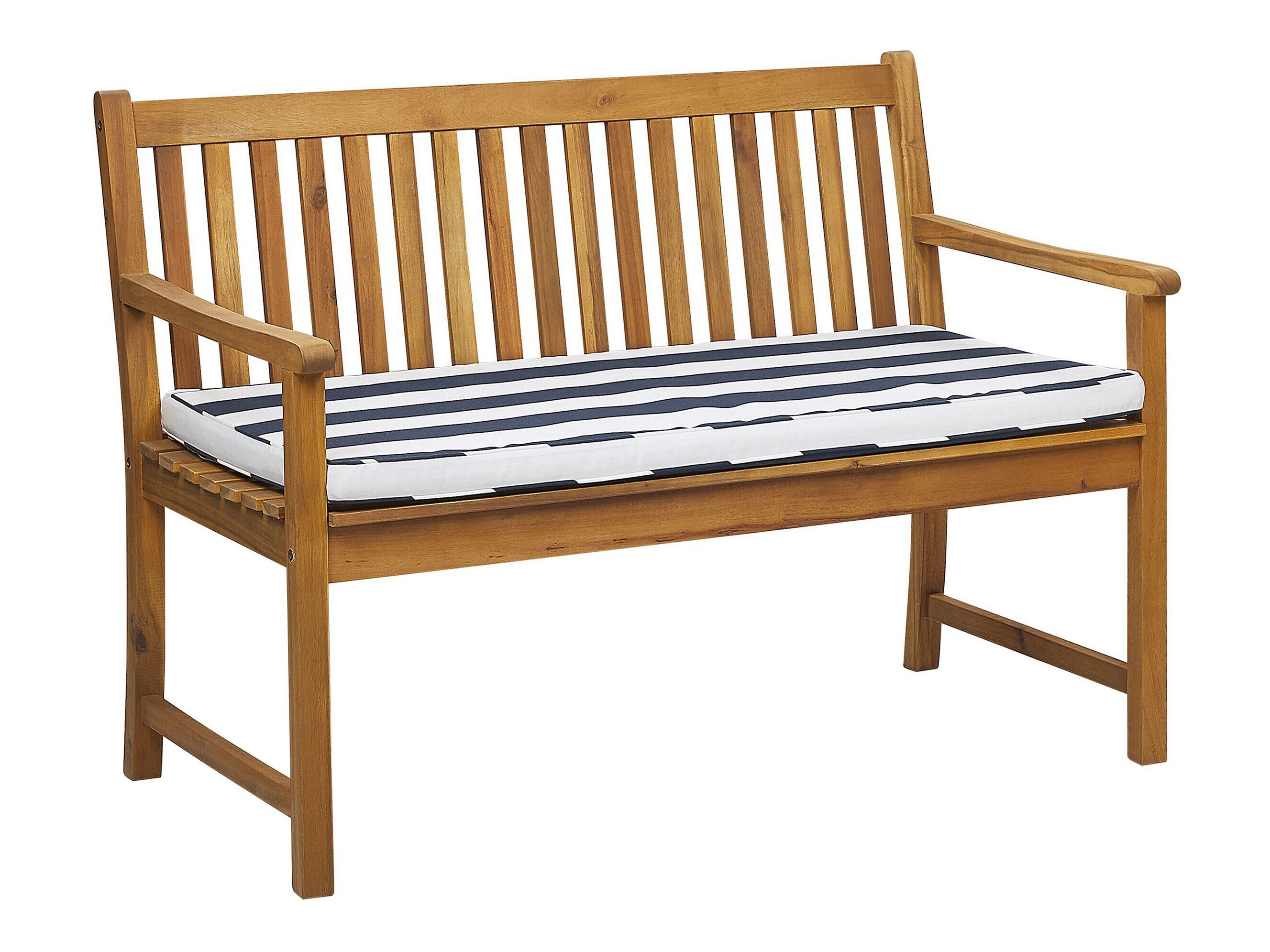 Градинска пейка Berwyn 3247 (Бял + Тъмно синьо)