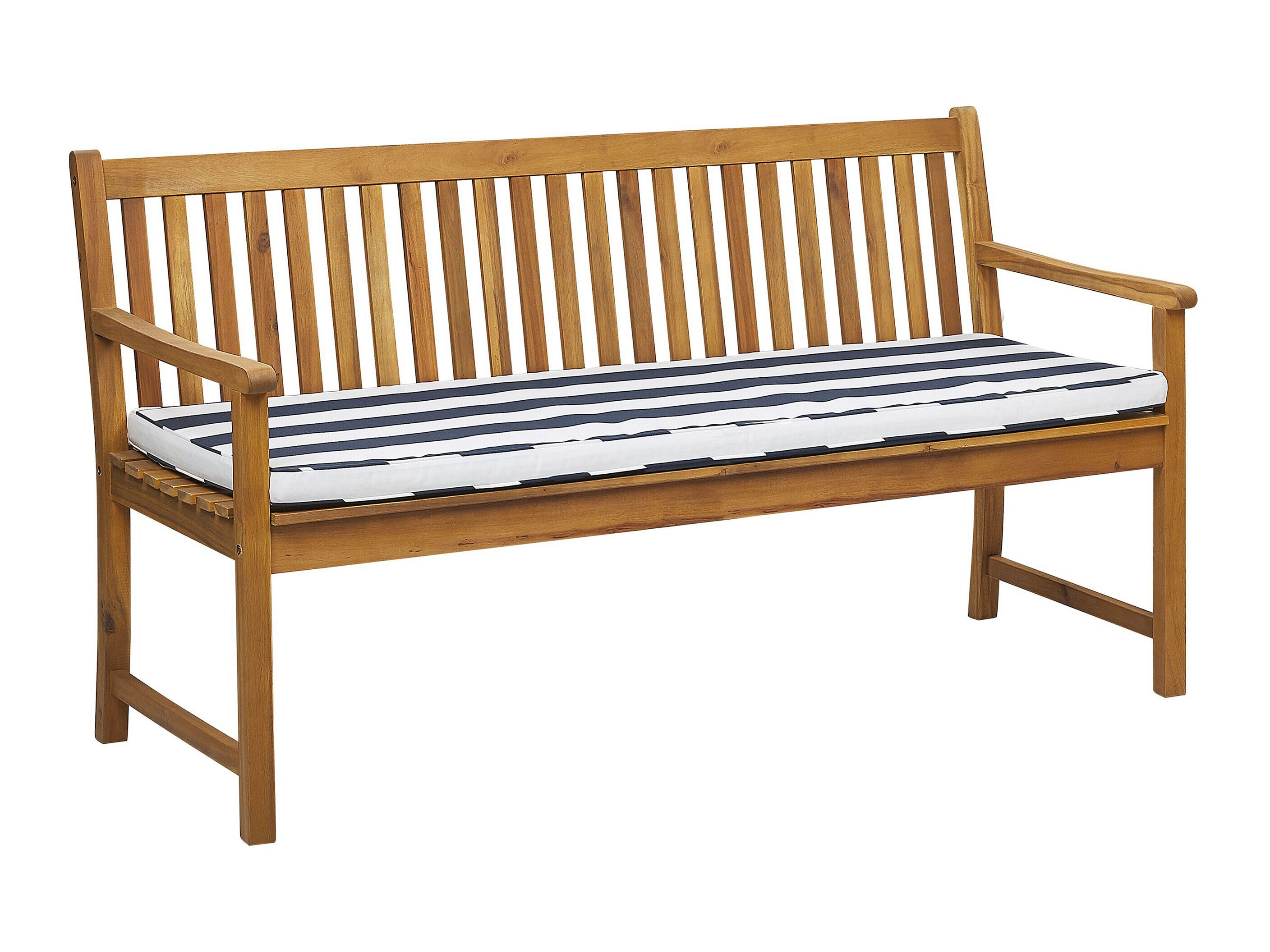 Градинска пейка Berwyn 3248 (Бял + Тъмно синьо)