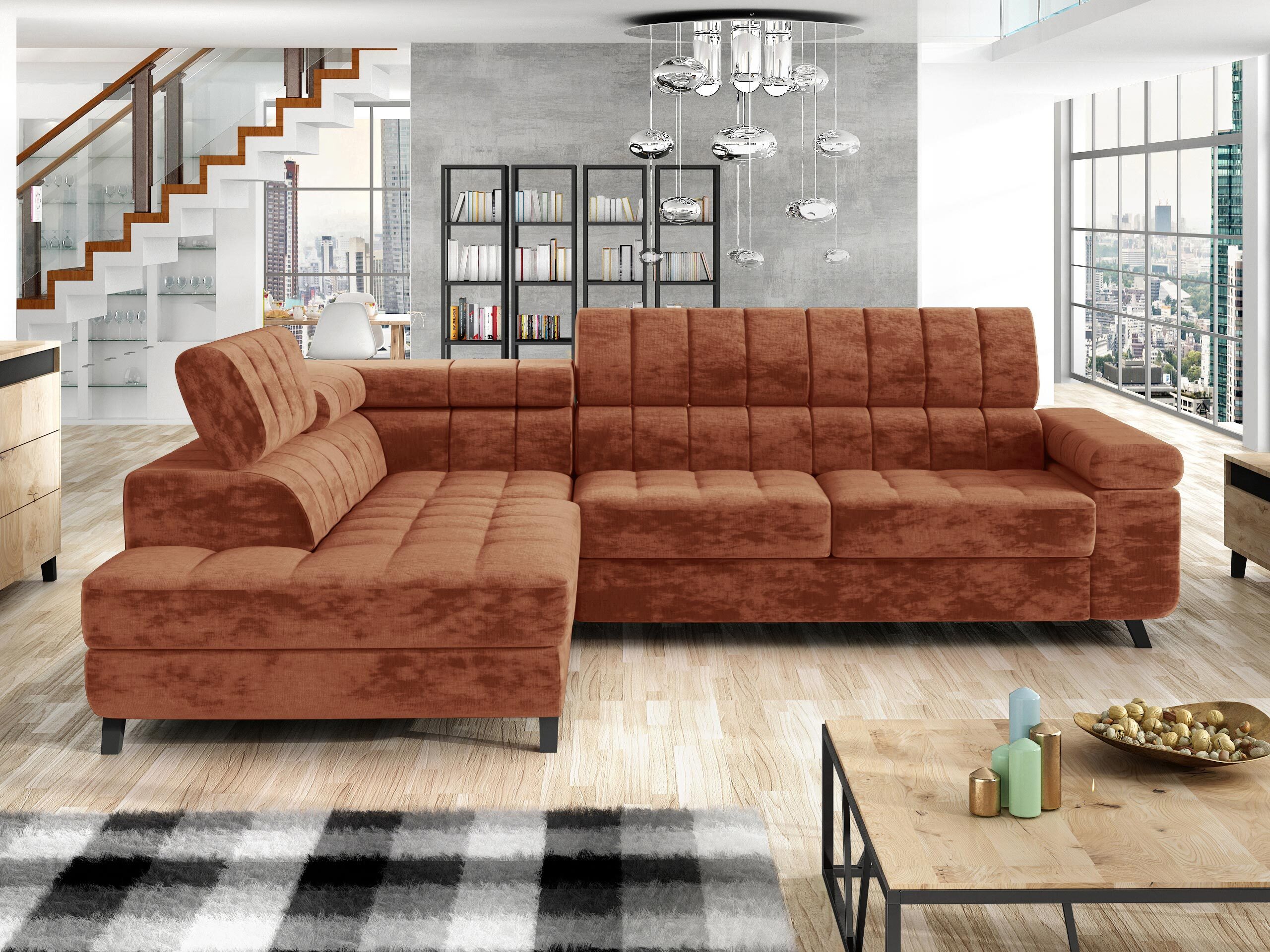 Ъглов диван Comfivo Agnus (Clara 215.02)