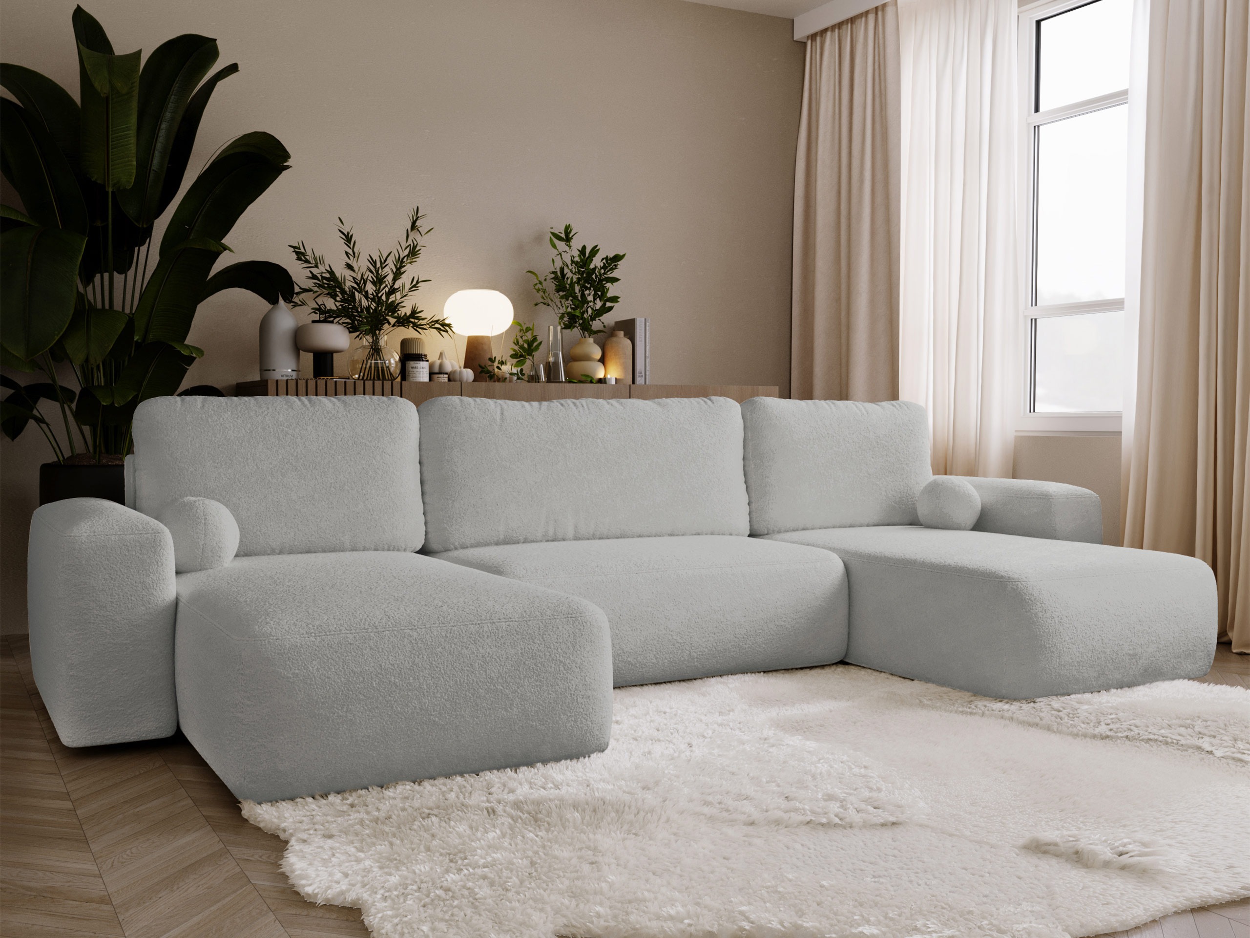 Ъглов диван TrendyNest Piscor (Coral 75)
