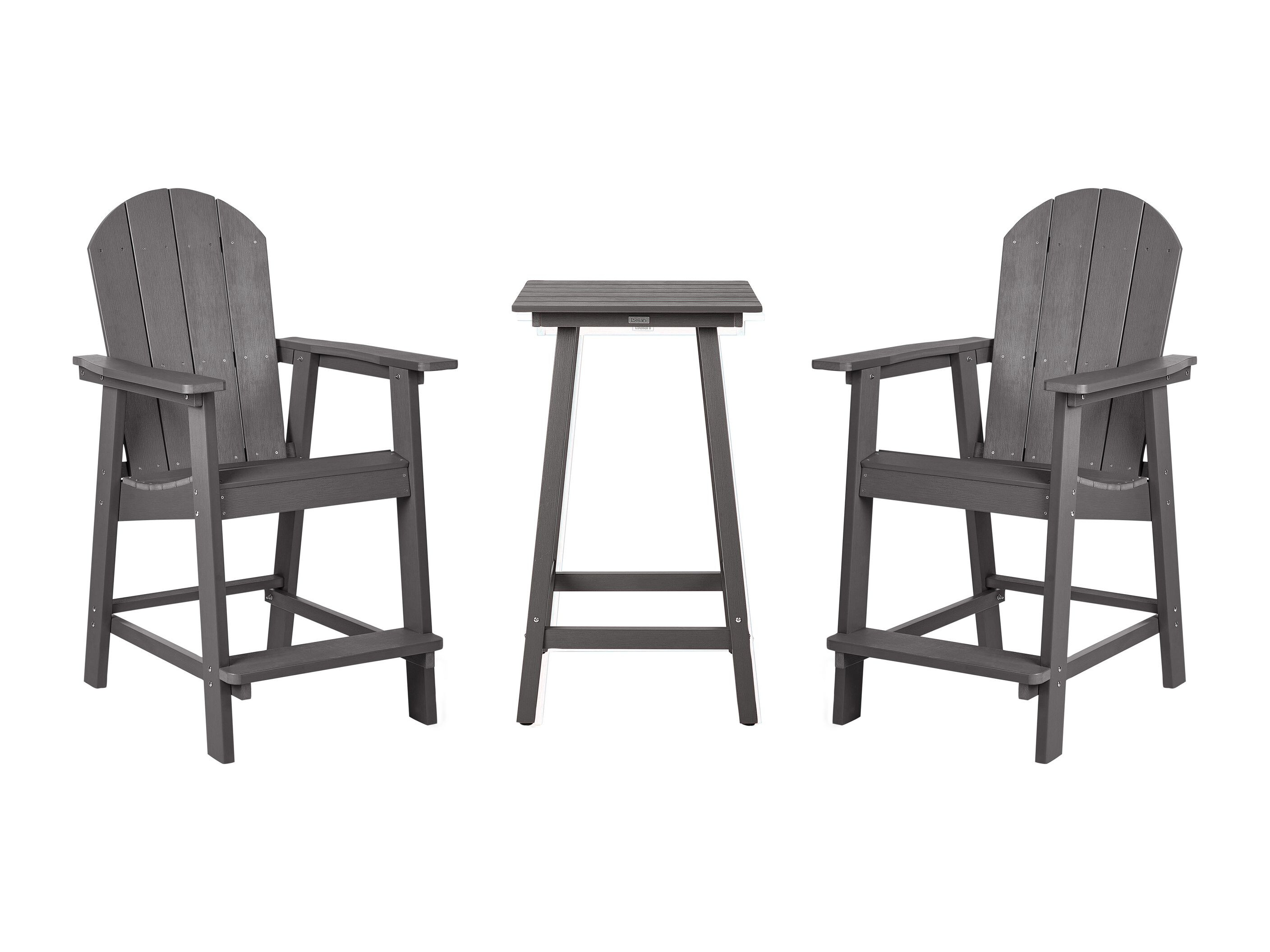 Комплект за балкон Berwyn 3249 (Тъмно сив)