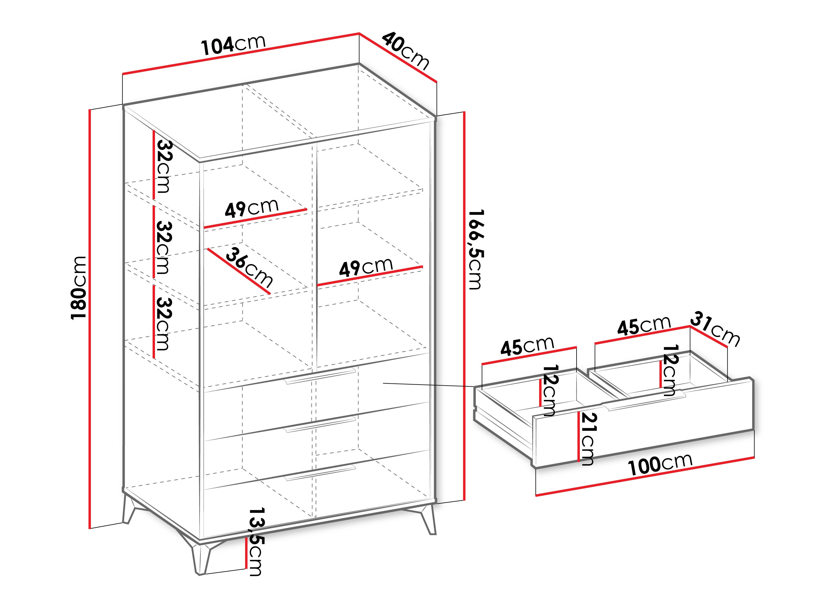 Етажерка Comfivo Citrus IV