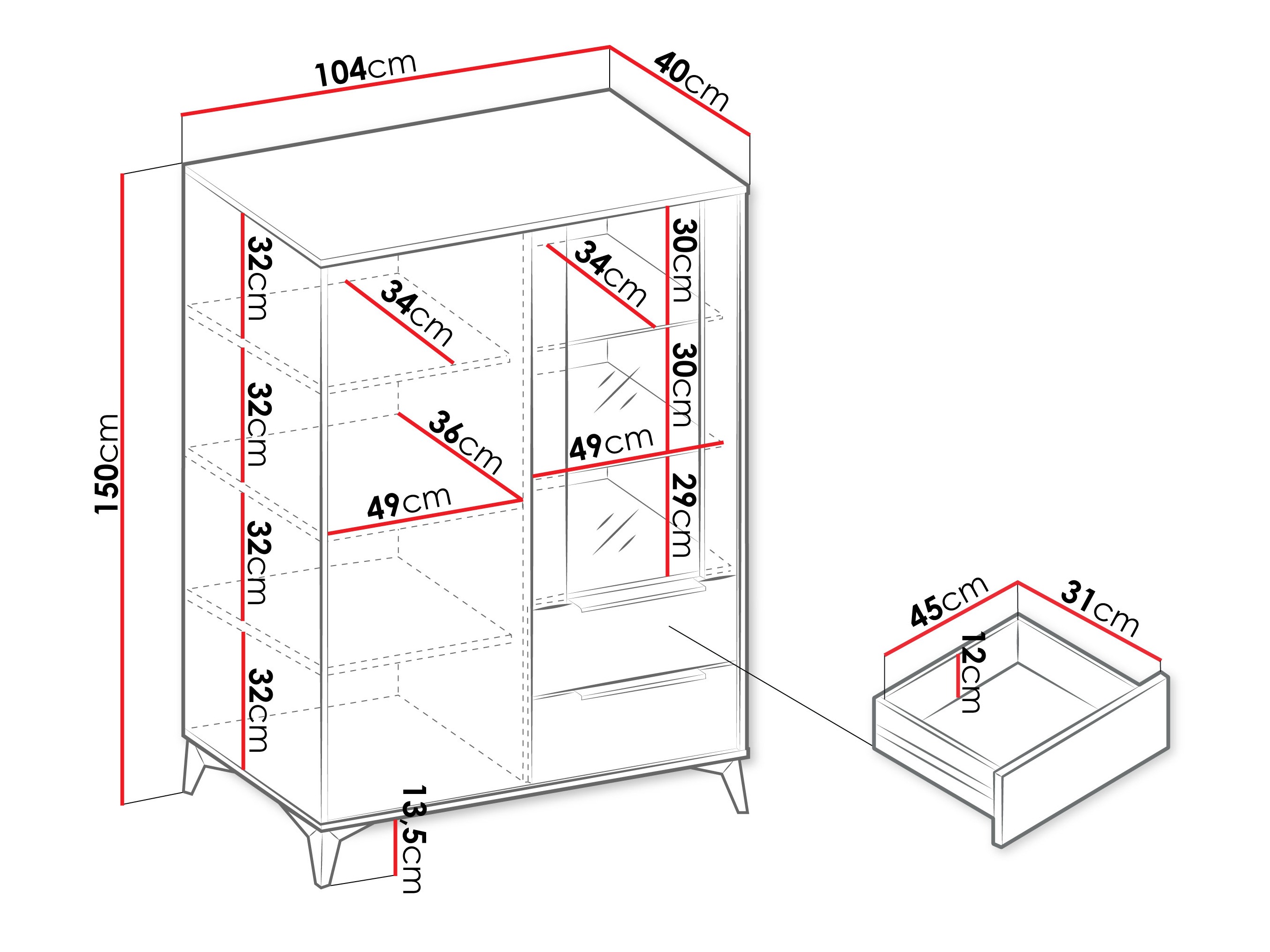 Етажерка Comfivo Enoteo 109