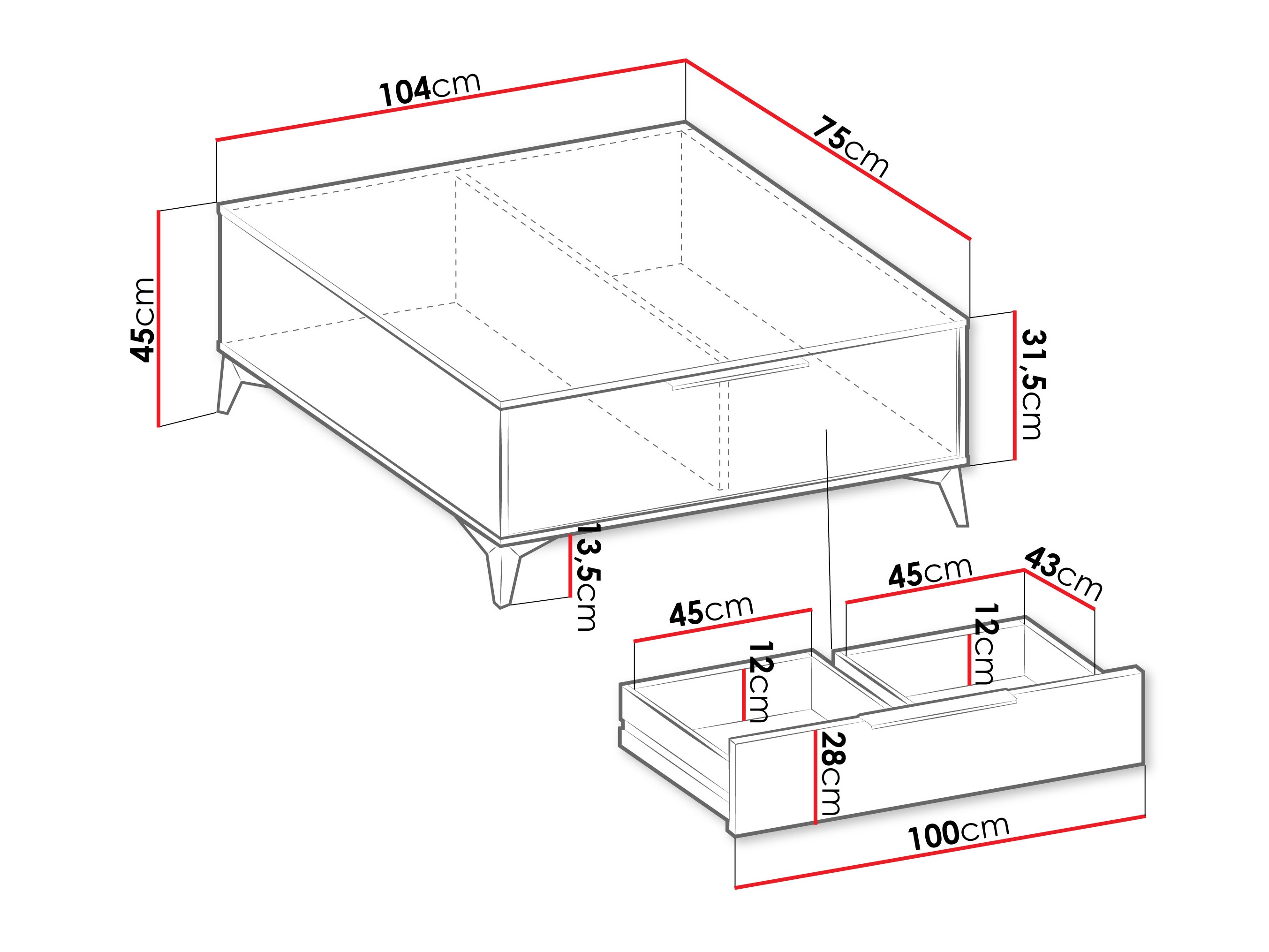 Масичка за кафе Comfivo Citrus I