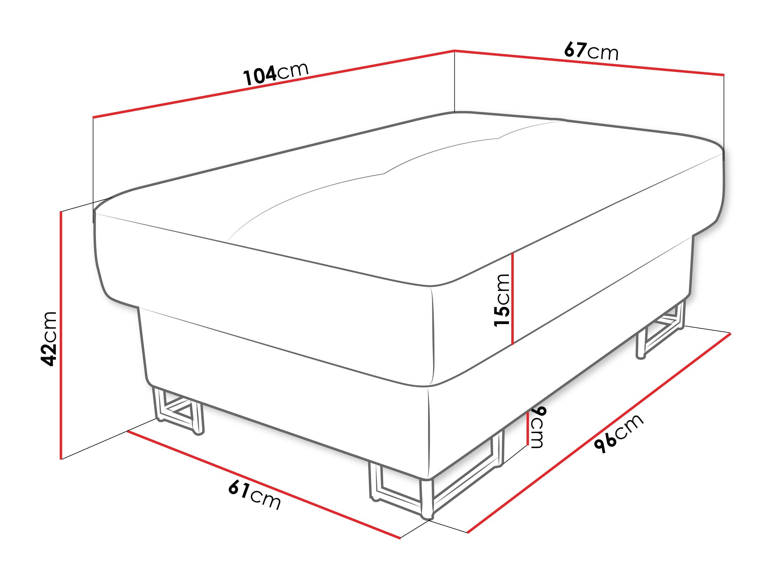 Тапицирана пейка Comfivo Ruta (Magic Velvet 2216)