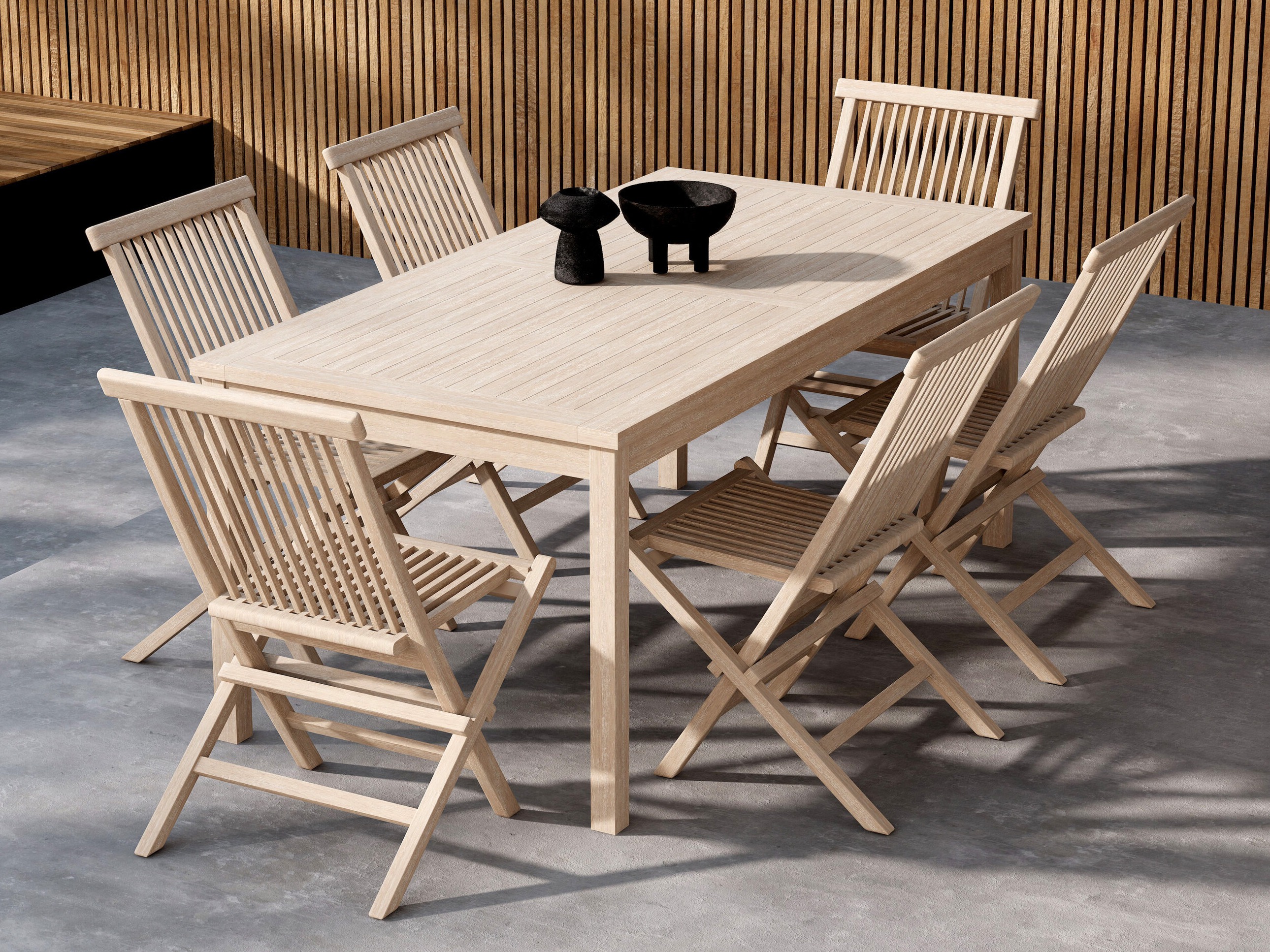 Градински комплект Nunova 144 (Ярък дърво)