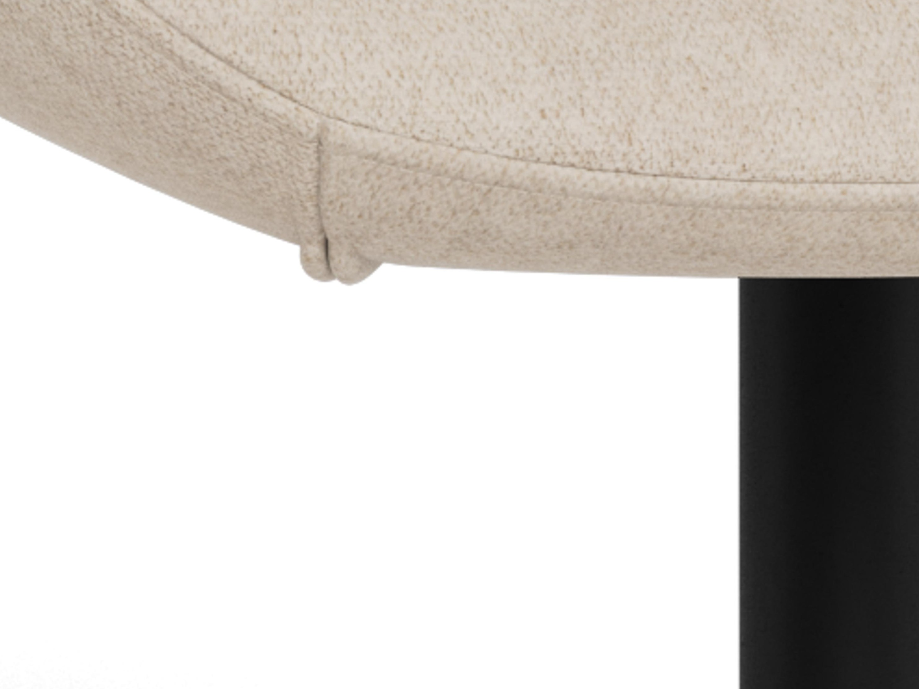 Стол Norsica 1058 (Черен + Светлокафяво)