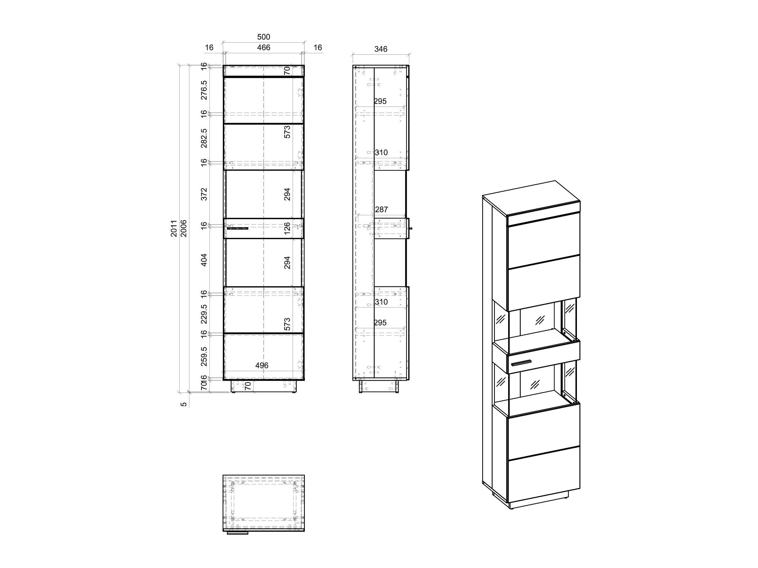 Етажерка Balelbu 104