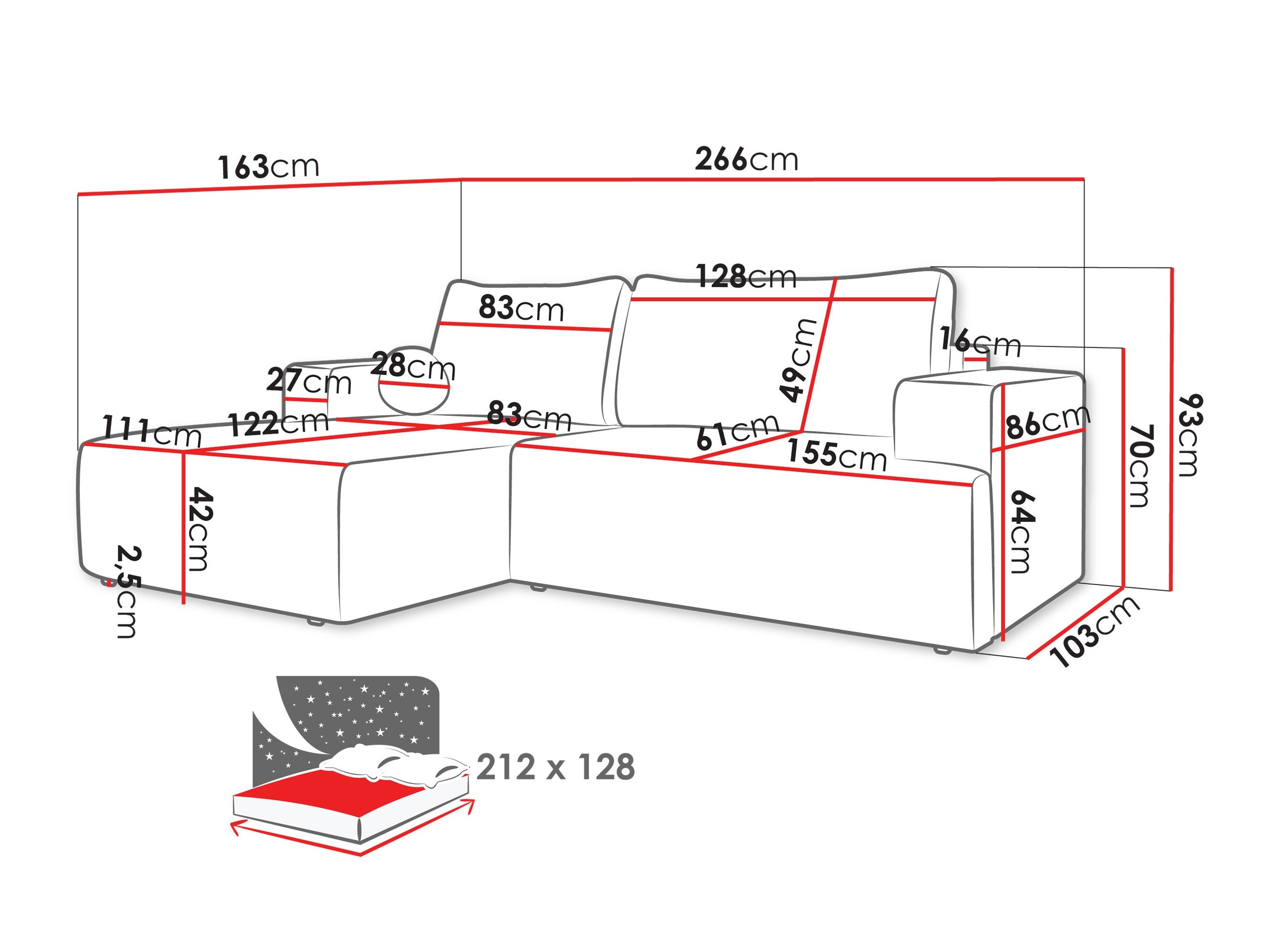 Ъглов диван Comfivo Societas (Margo 227)