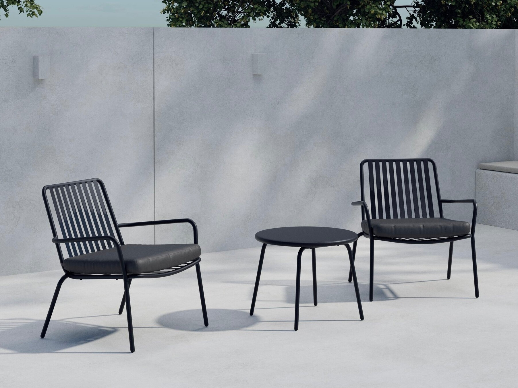 Комплект за балкон Dallas 5190 (Черен)