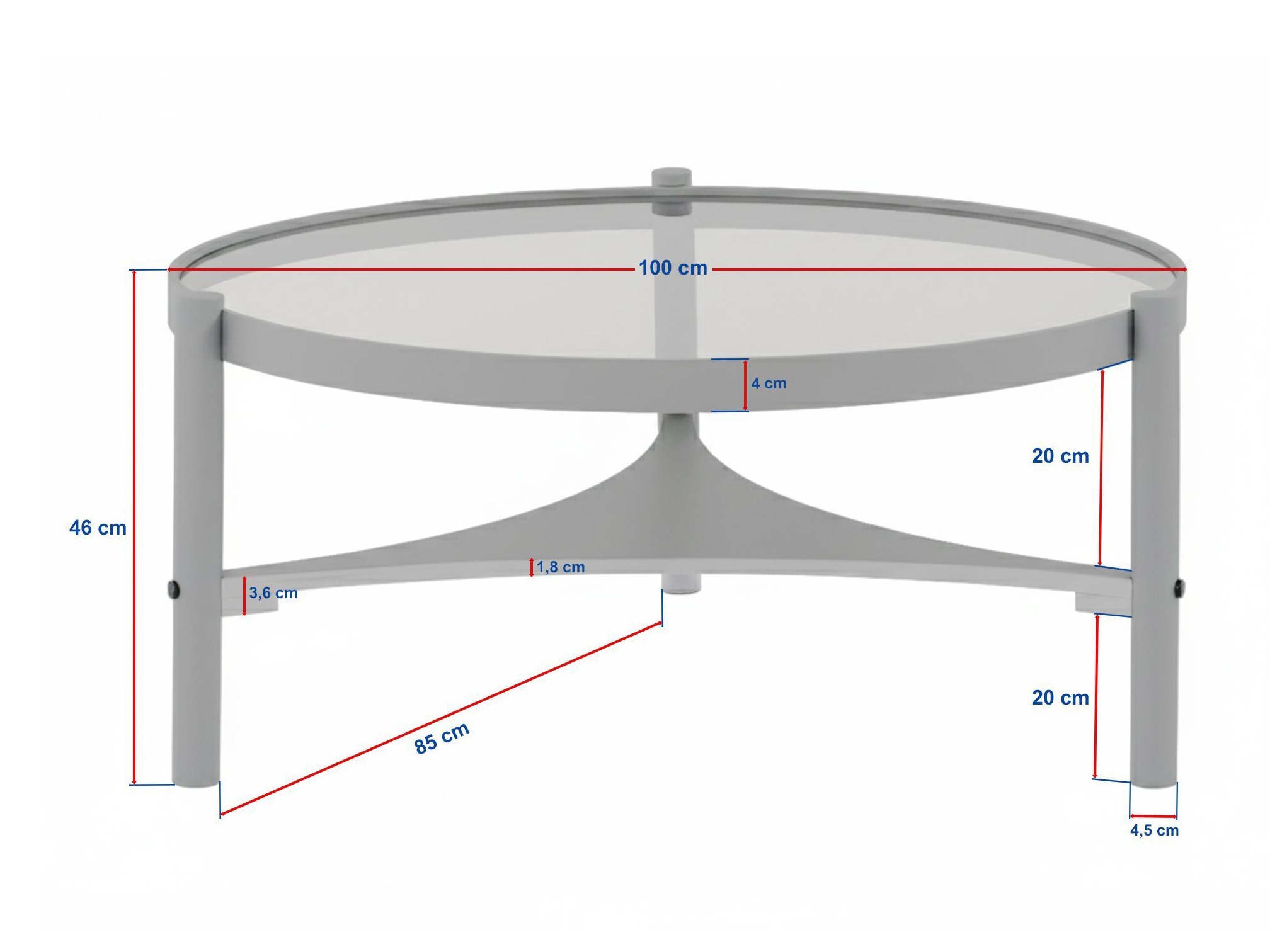 Масичка за кафе Kailua 2661 (Орех)