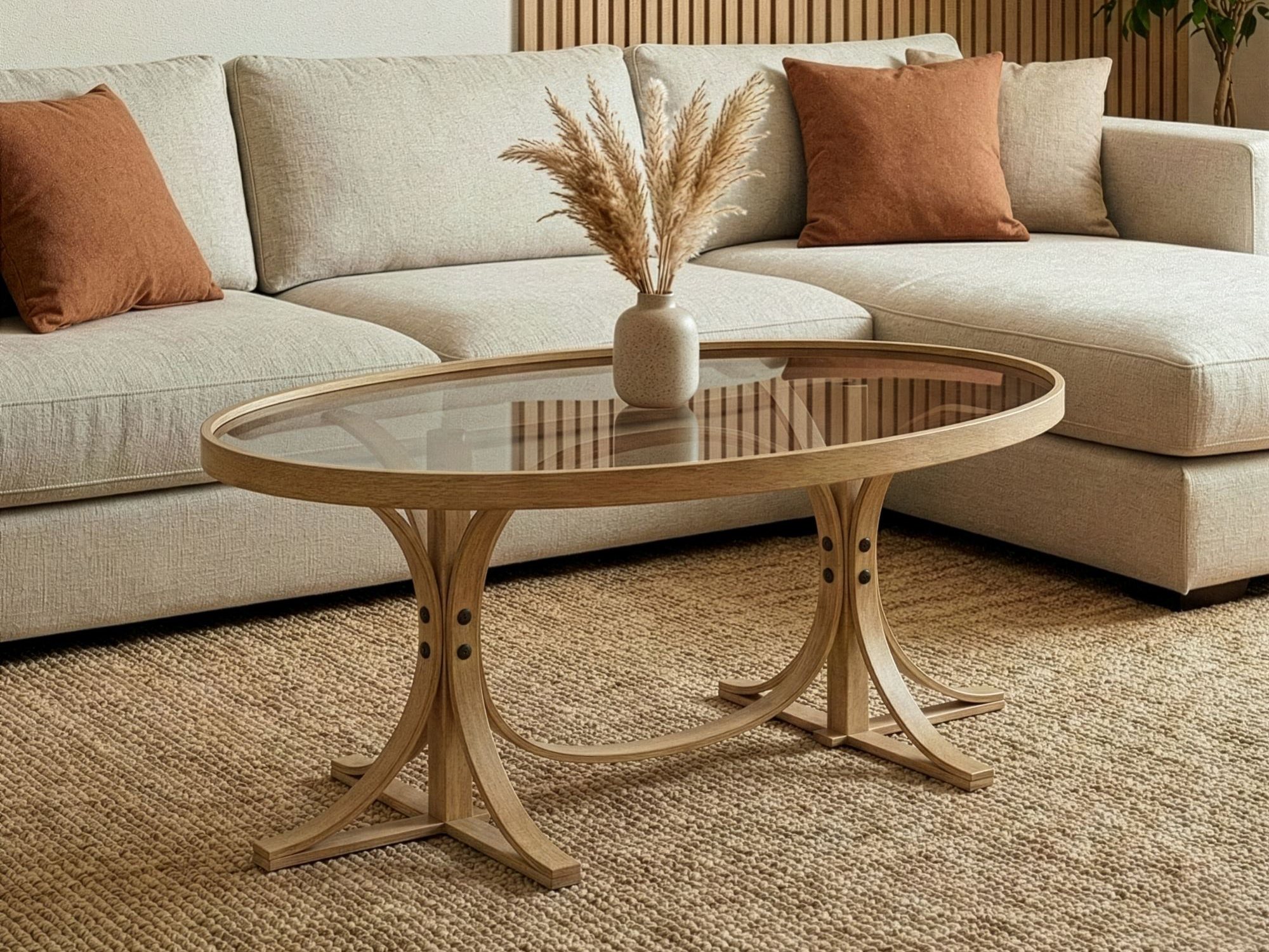 Масичка за кафе Kailua 2663 (Дъб)