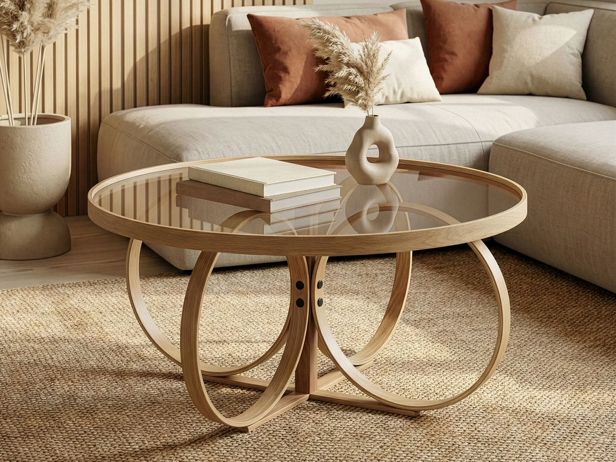 Масичка за кафе Kailua 2665 (Дъб)