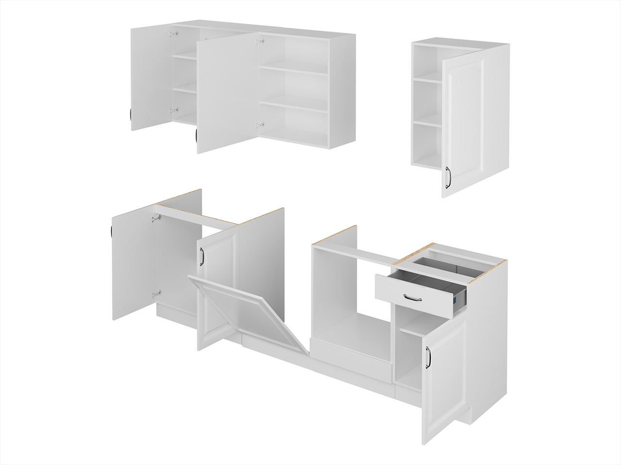 Модулен кухненски комплект Retro Grey 150