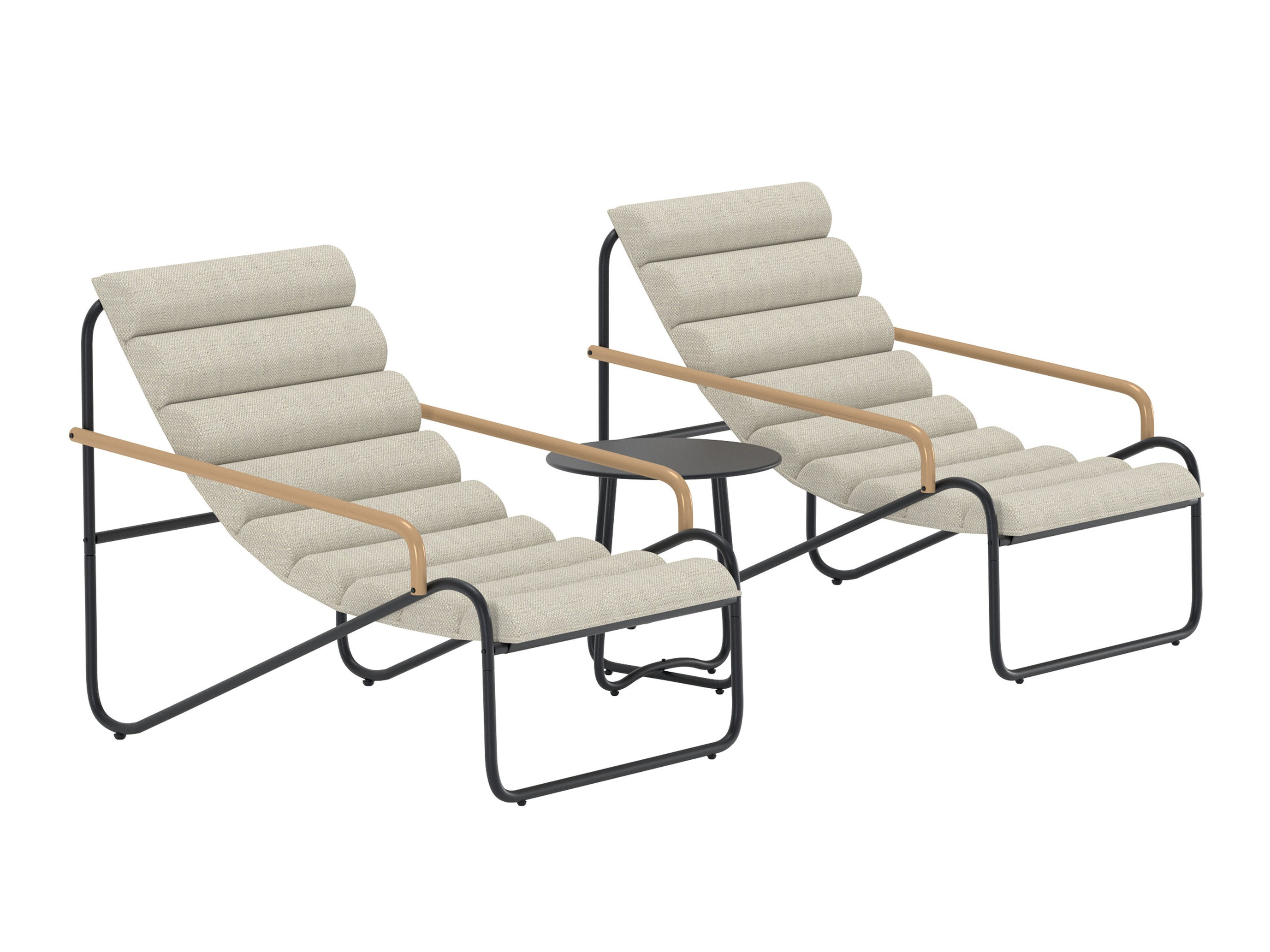 Комплект за балкон Dallas 5194 (Черен)