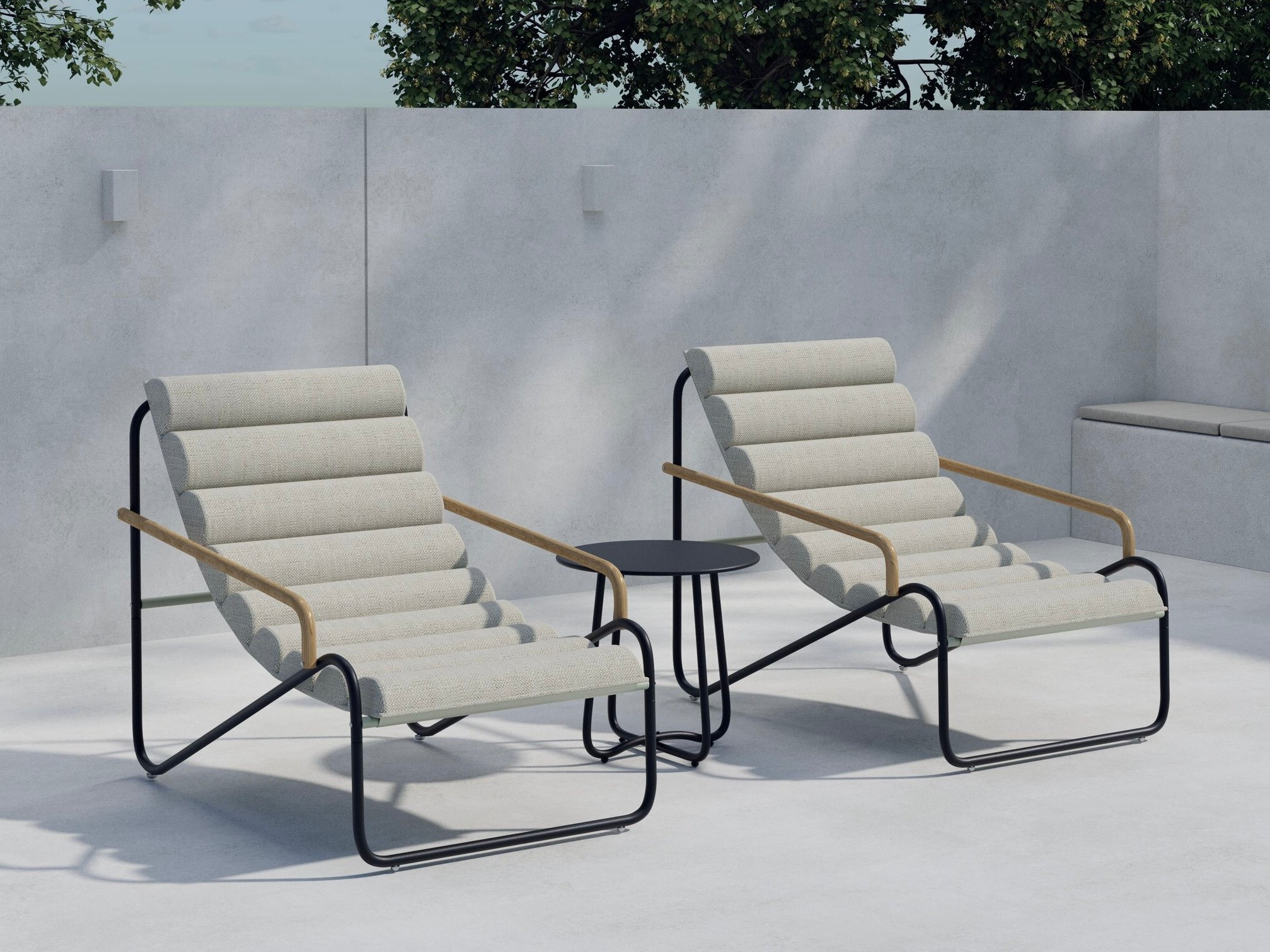 Комплект за балкон Dallas 5194 (Черен)