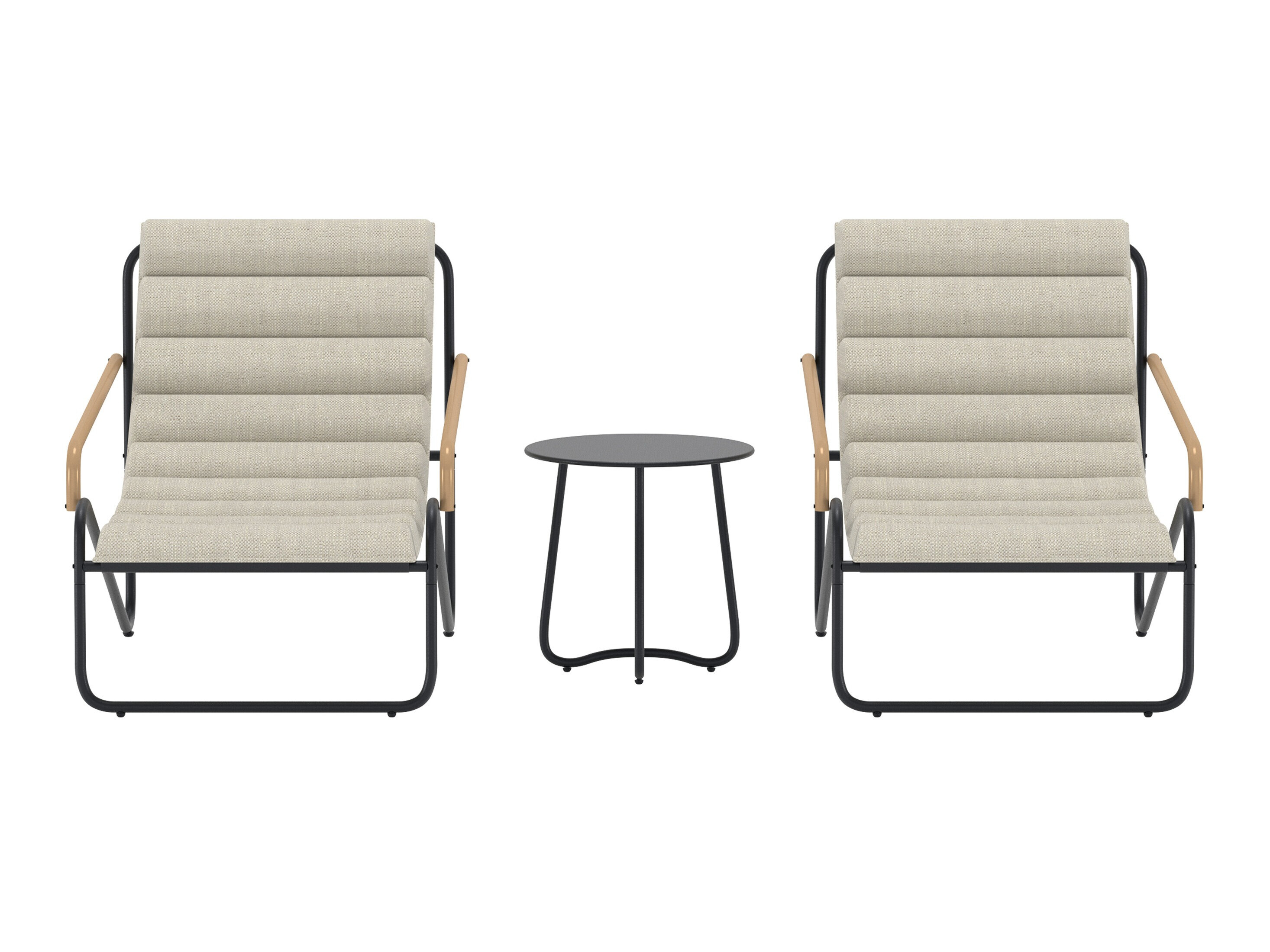 Комплект за балкон Dallas 5194 (Черен)