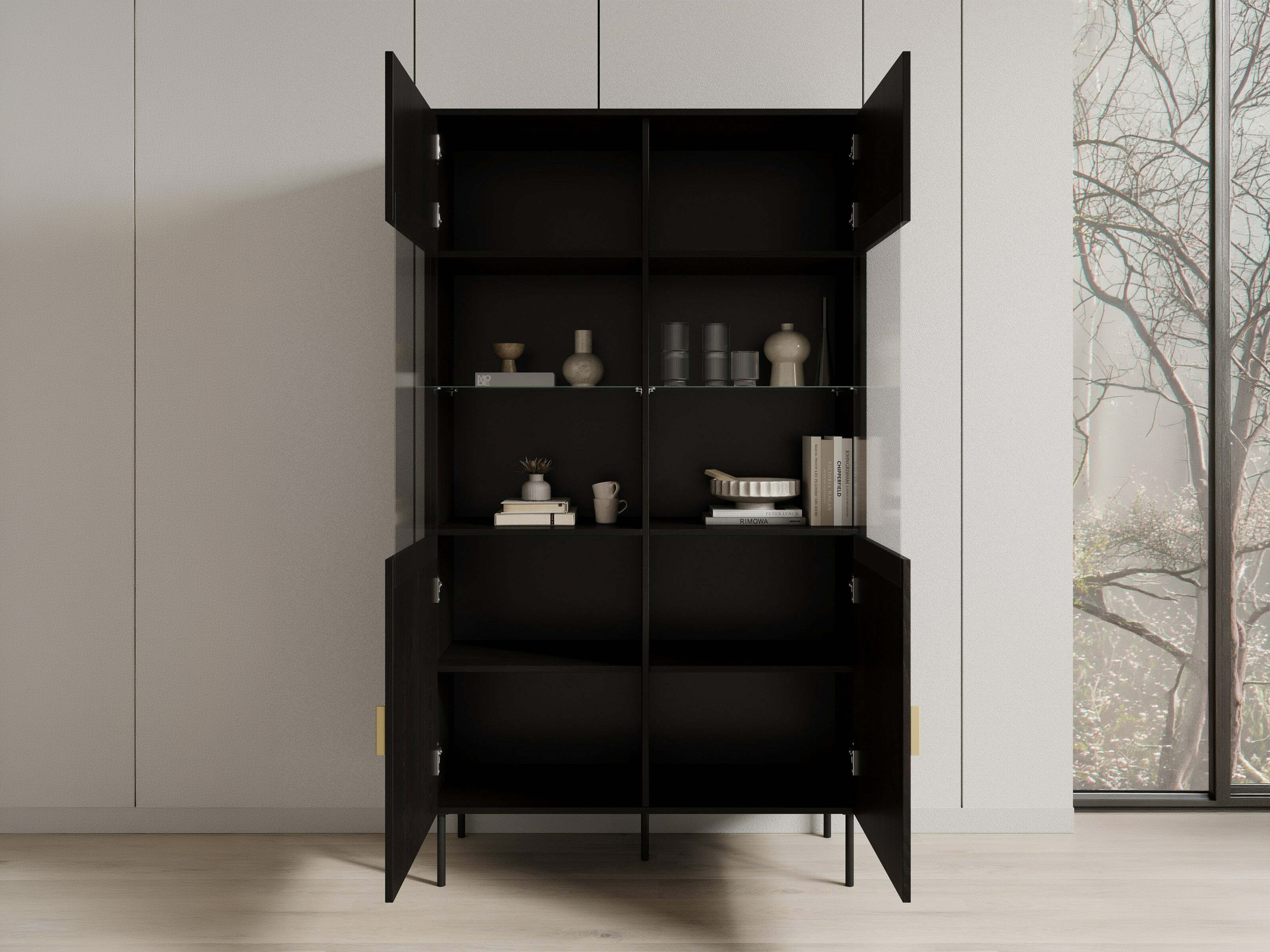 Етажерка Morsono 104 (Черен)