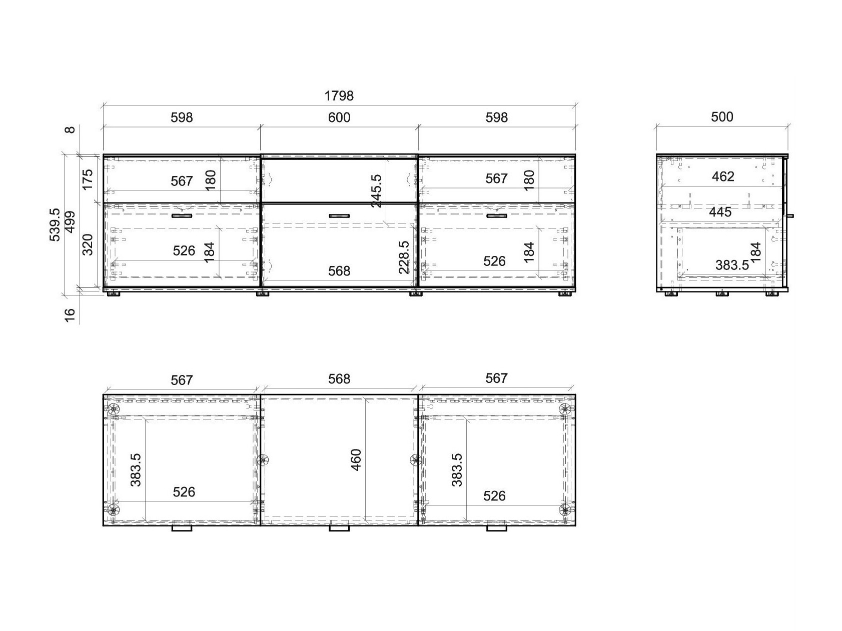 Комплект за хол Alnue 107