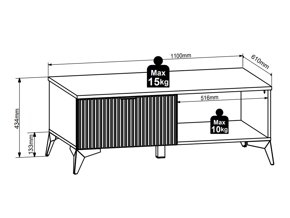 Масичка за кафе Ruvmeli 106