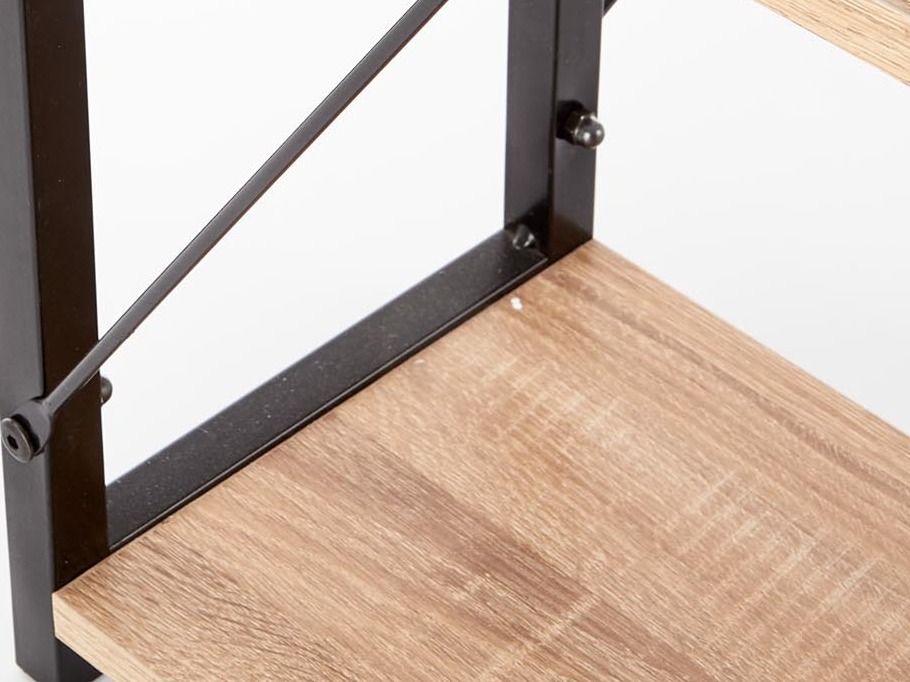 Офис бюро Houston 1888 (Сонома дъб + Черен)