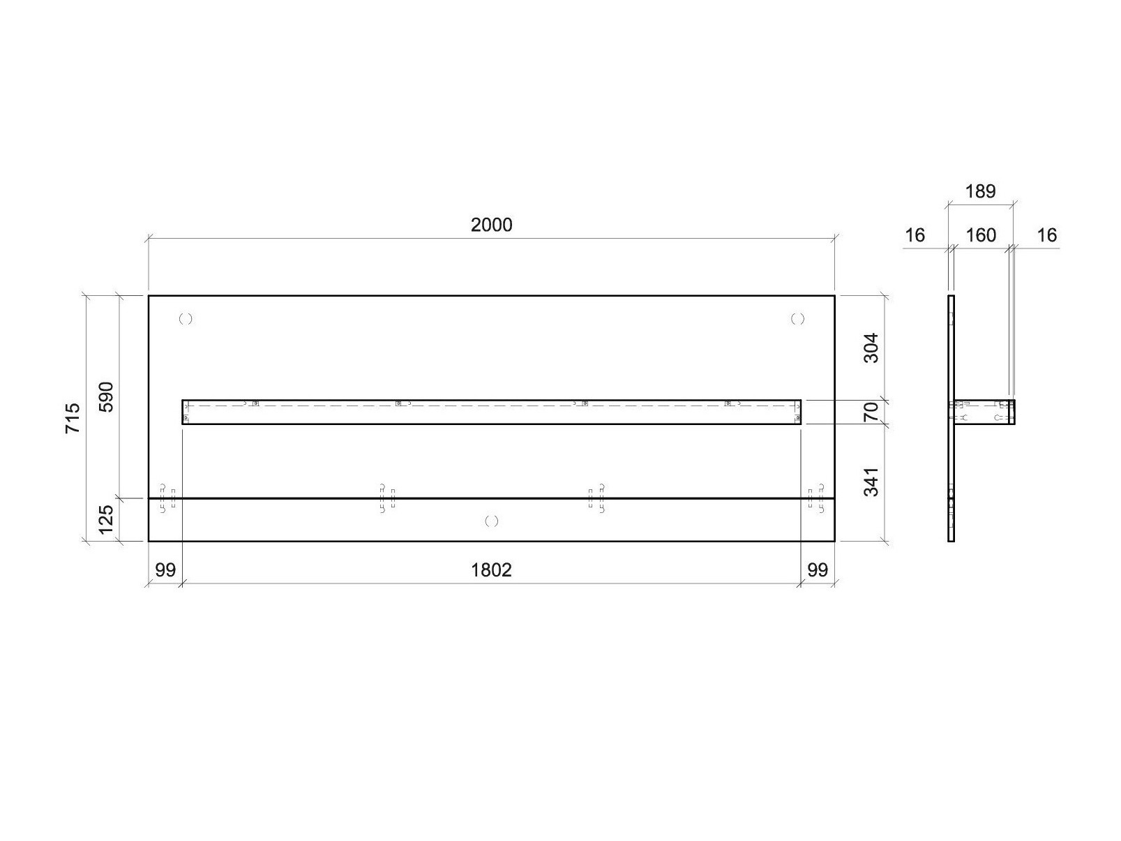 Стенна етажерка Balelbu 109