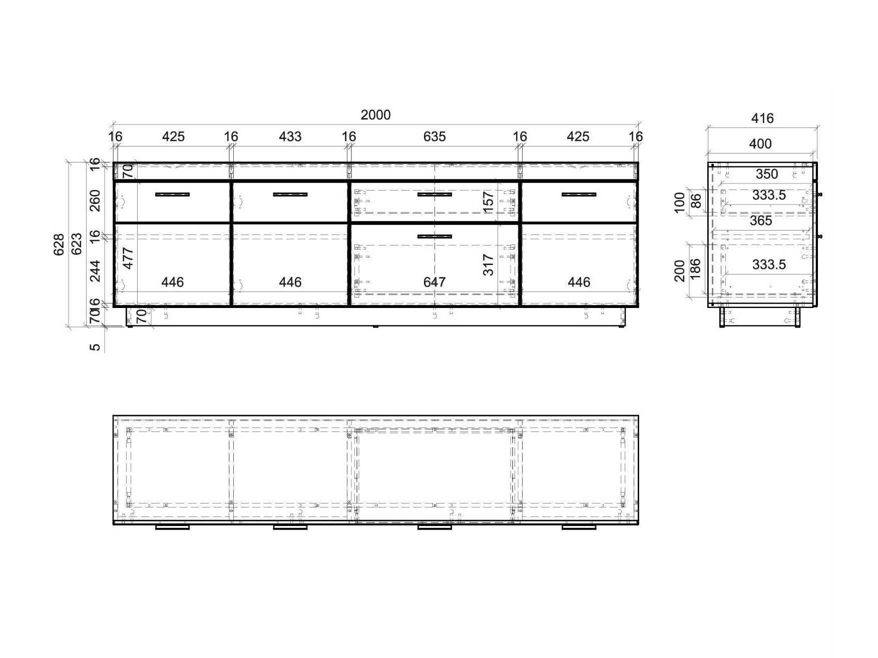 ТВ шкаф Balelbu 101