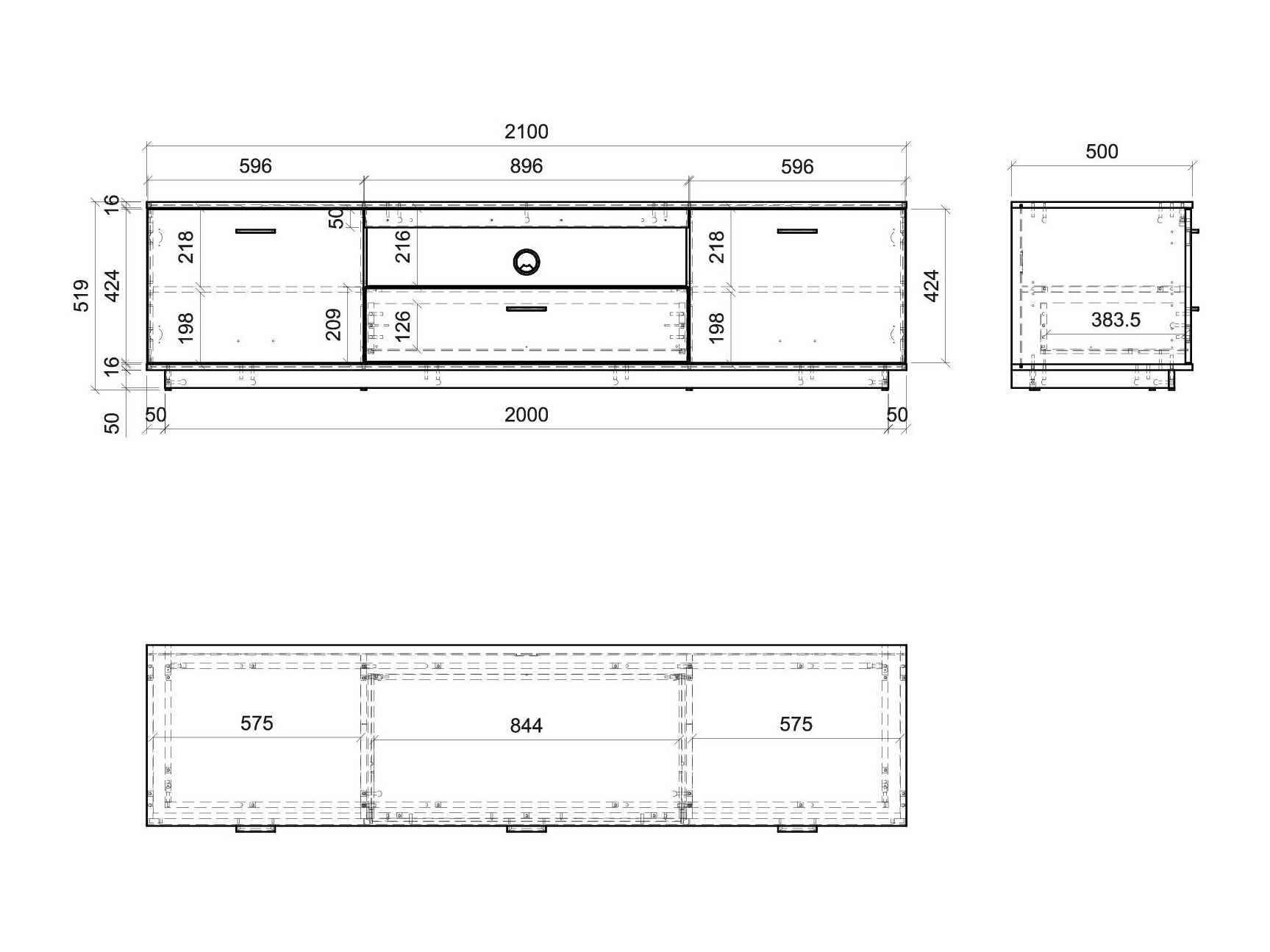 ТВ шкаф Salsalo 100