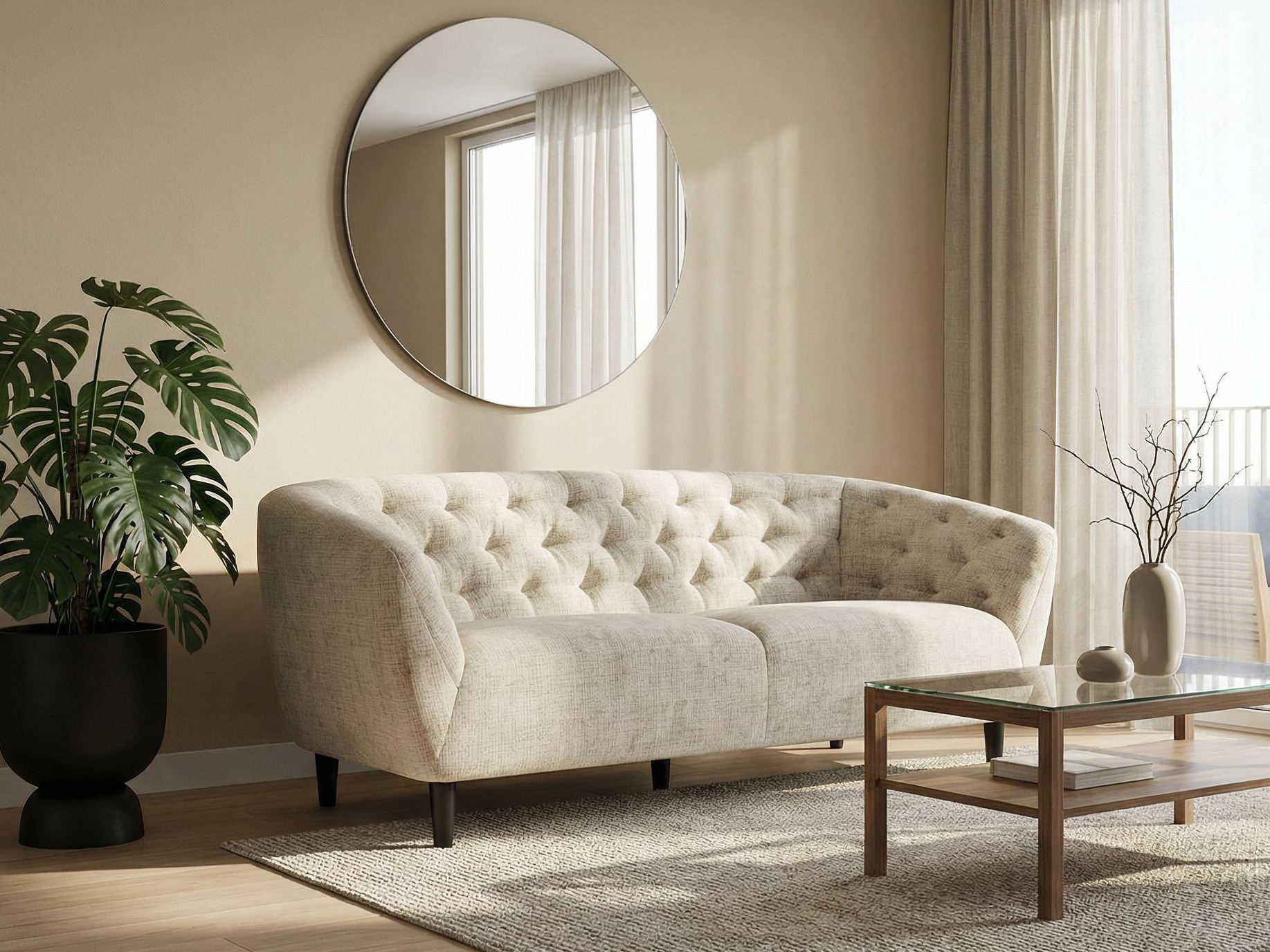 Chesterfield диван Norsica 232 (Бежов)