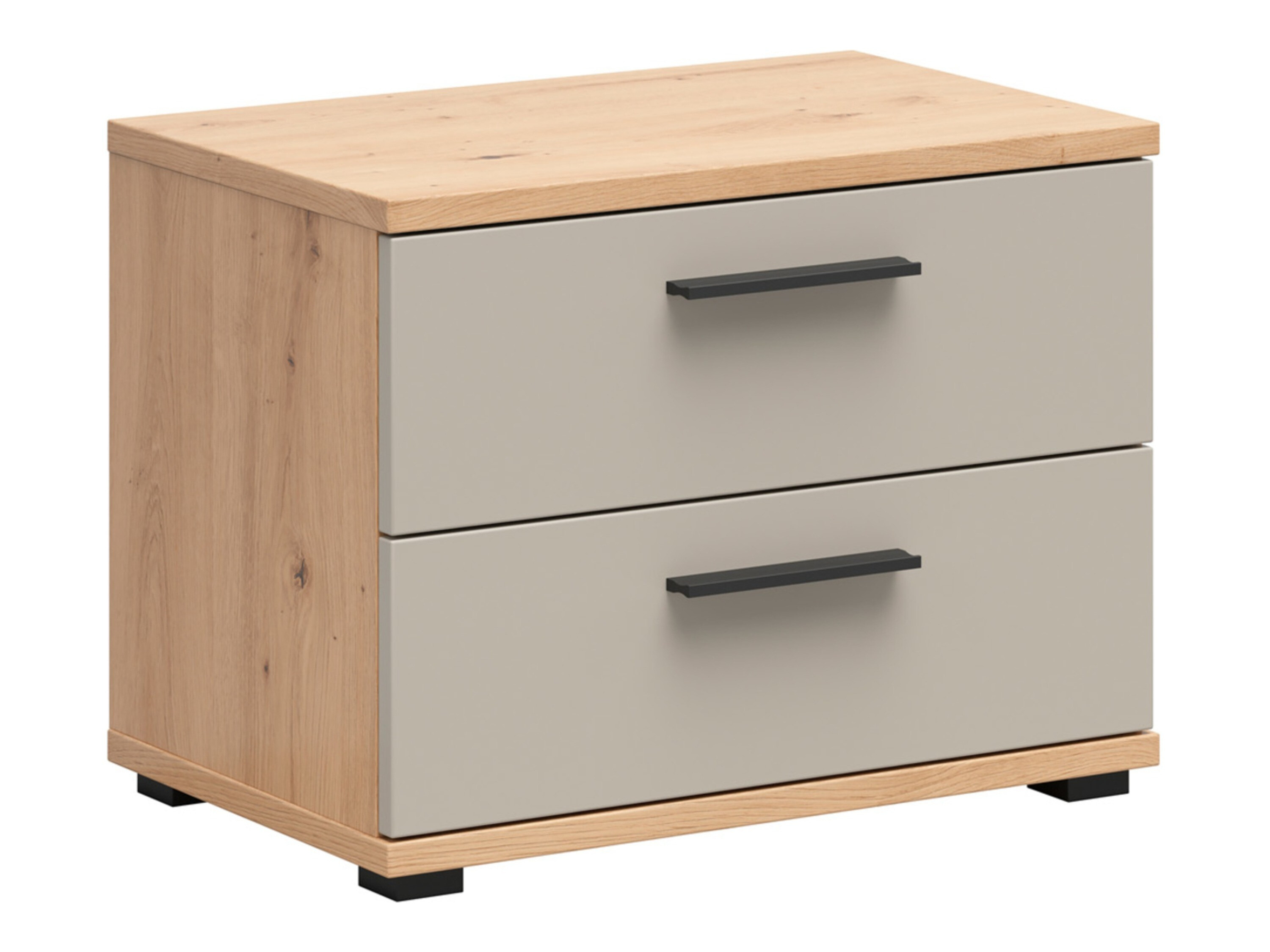 Нощно шкафче Livcali 100 (Artisan дъб + Кашмир)