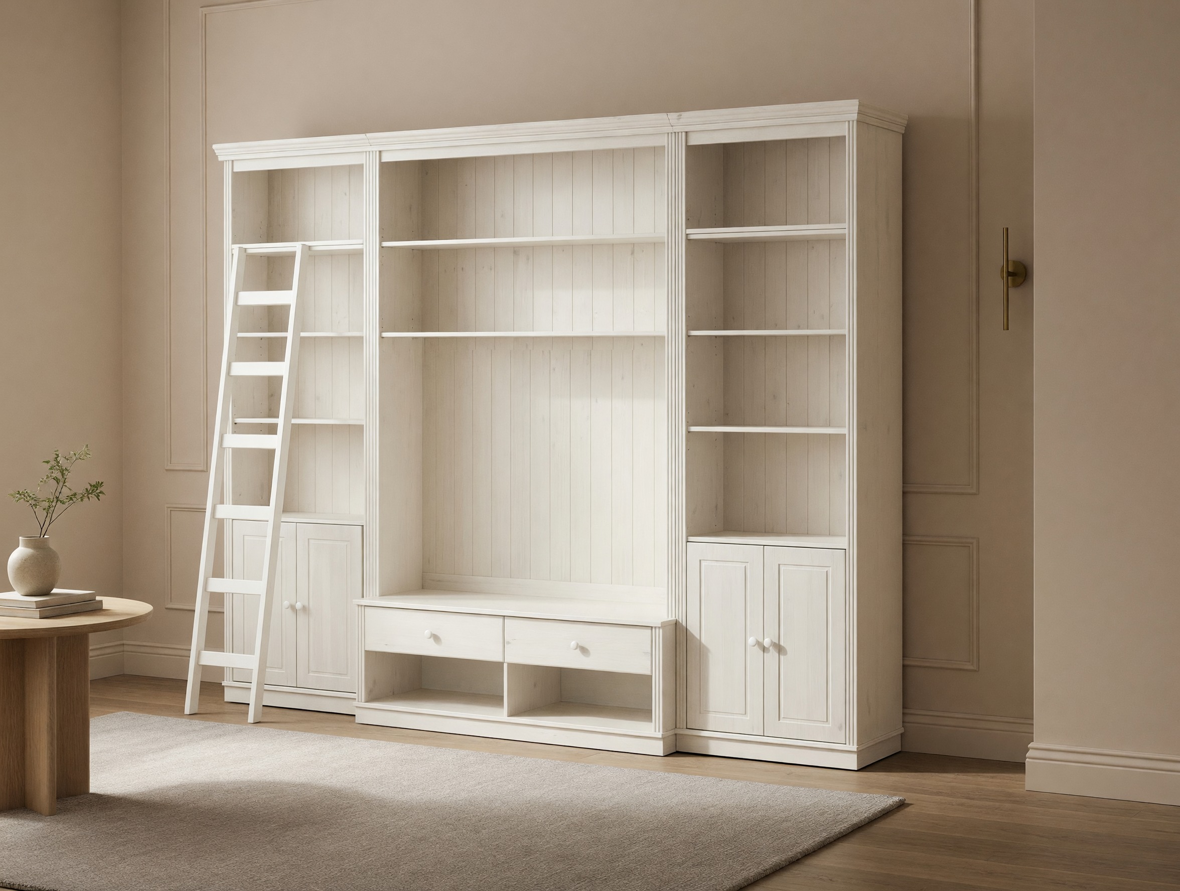 Комплект за хол Saltoro 107 (Бял)