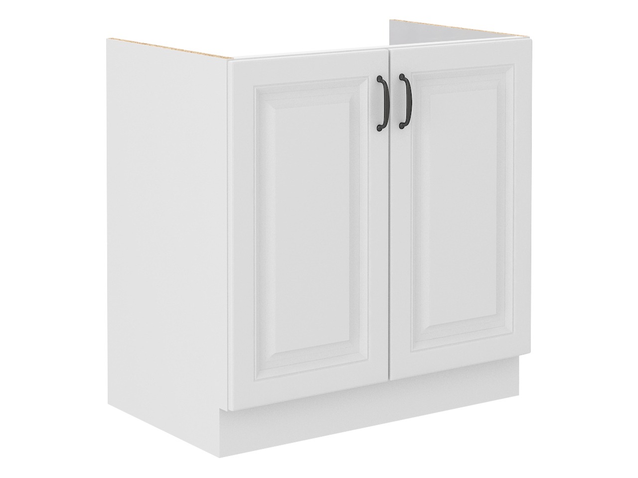 Модулен шкаф за мивка с врати Retro White 121