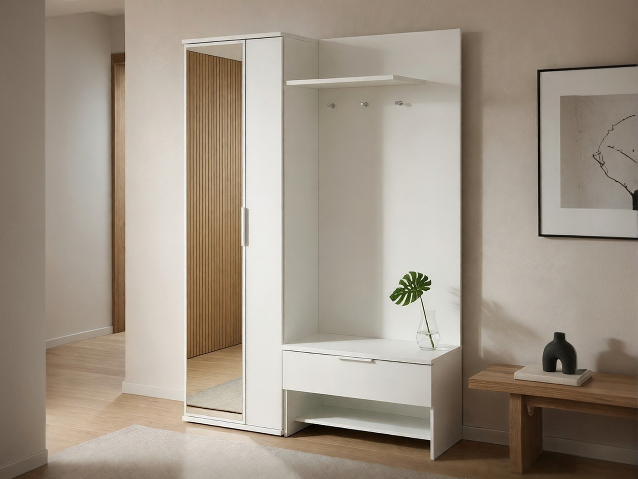 Комплект за антре Honolulu 160 (Бял)